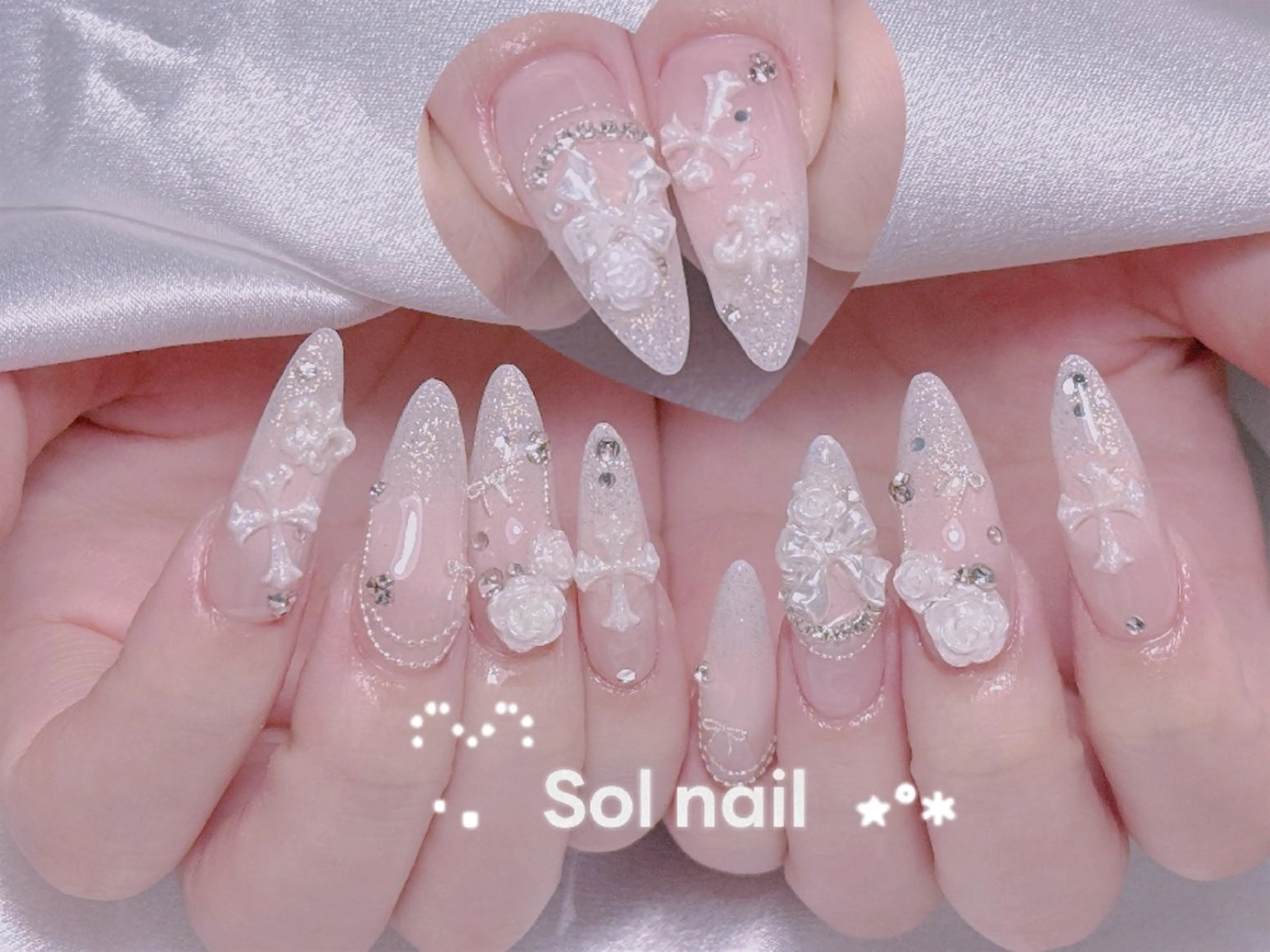 ネイル ハンドネイル ハンドケア パラジェル＆フィルイン取り扱いサロンSol Nail所属・Sol Nail ミネのネイルデザイン