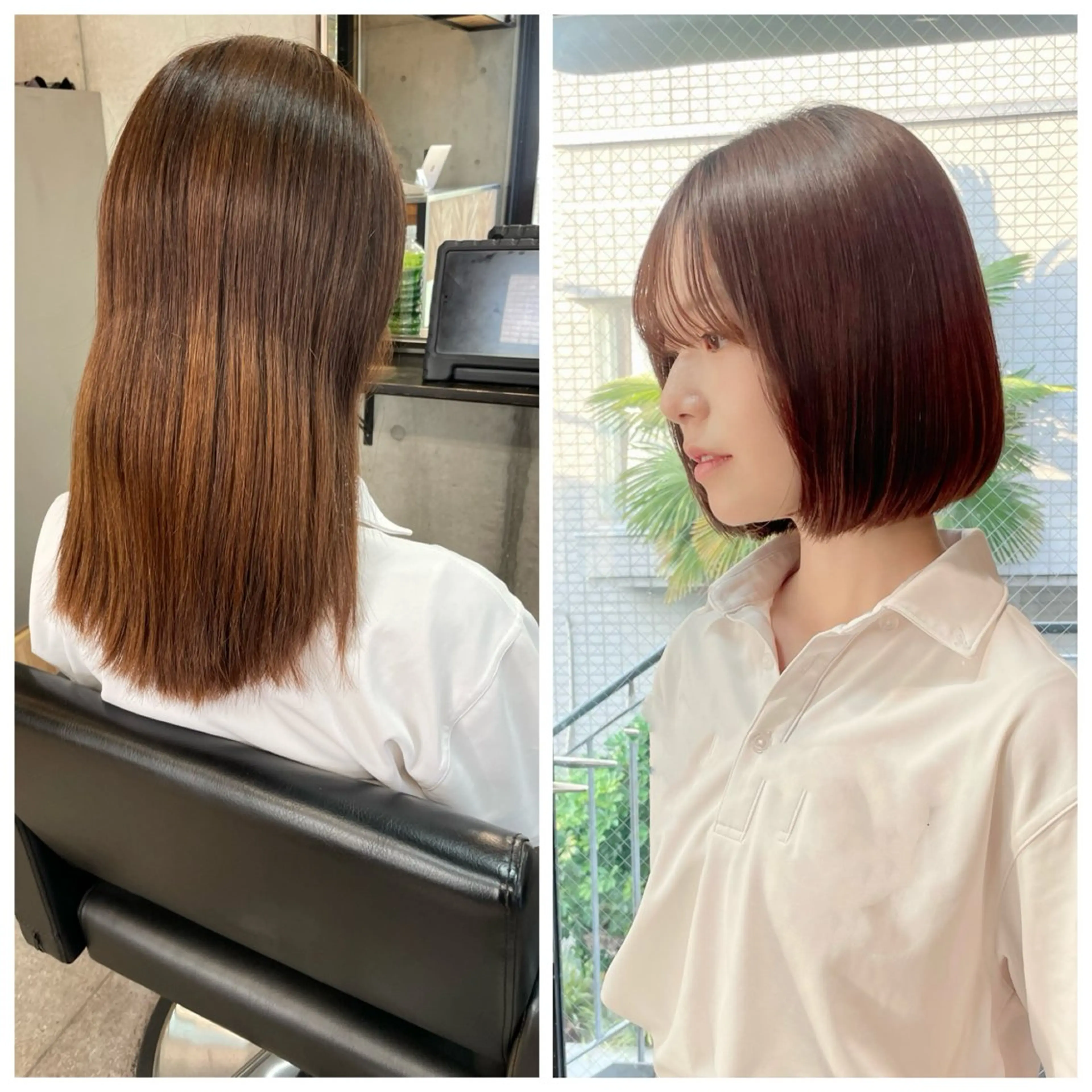 ショート パーマ ボブ ショートヘア 酸性ストレート ストレートパーマ カット 縮毛矯正 トリートメント ショートボブ髪質改善 縮毛矯正のプロ山道潤のヘアスタイル