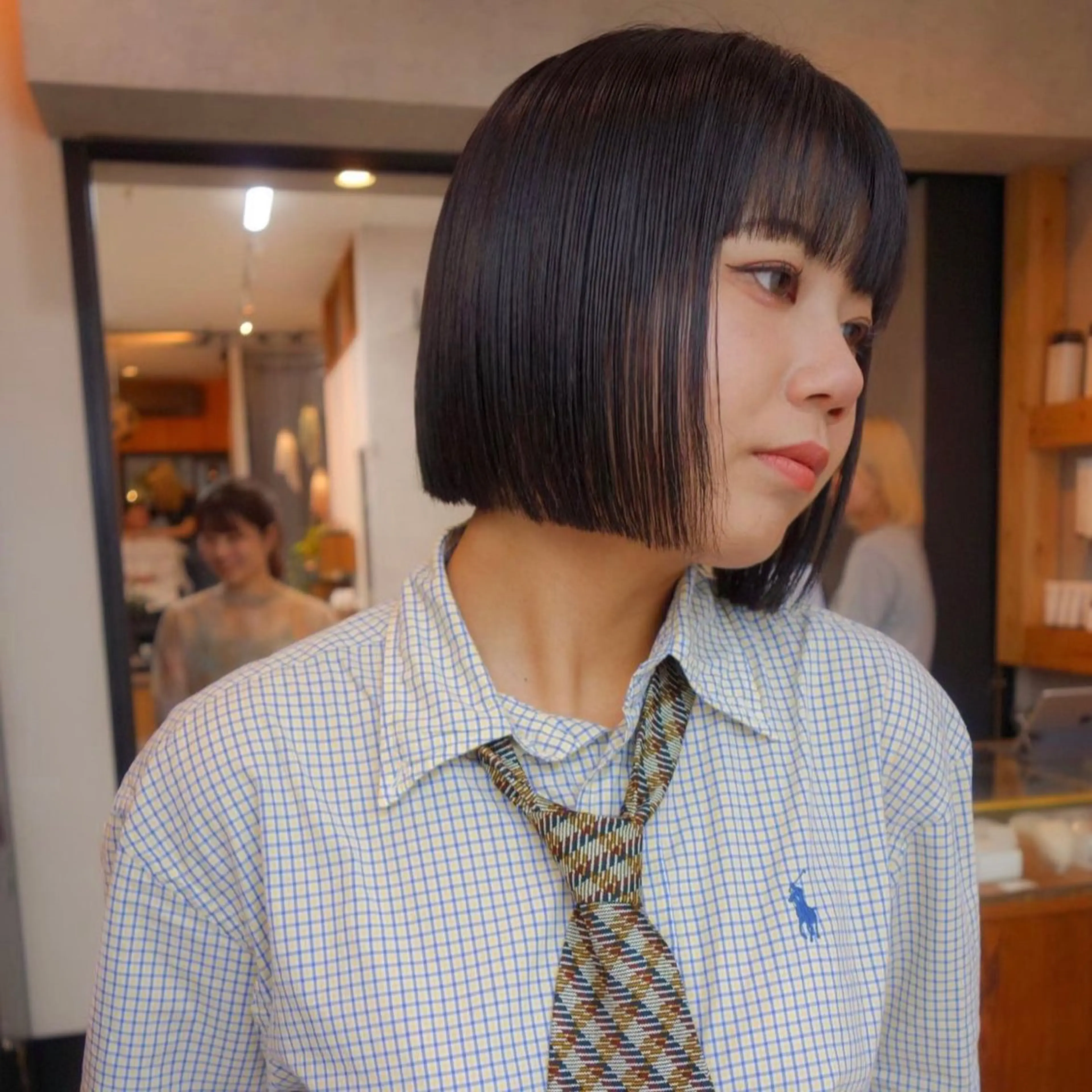ショート ボブ 藤山大地 /カラーモデルのヘアスタイル