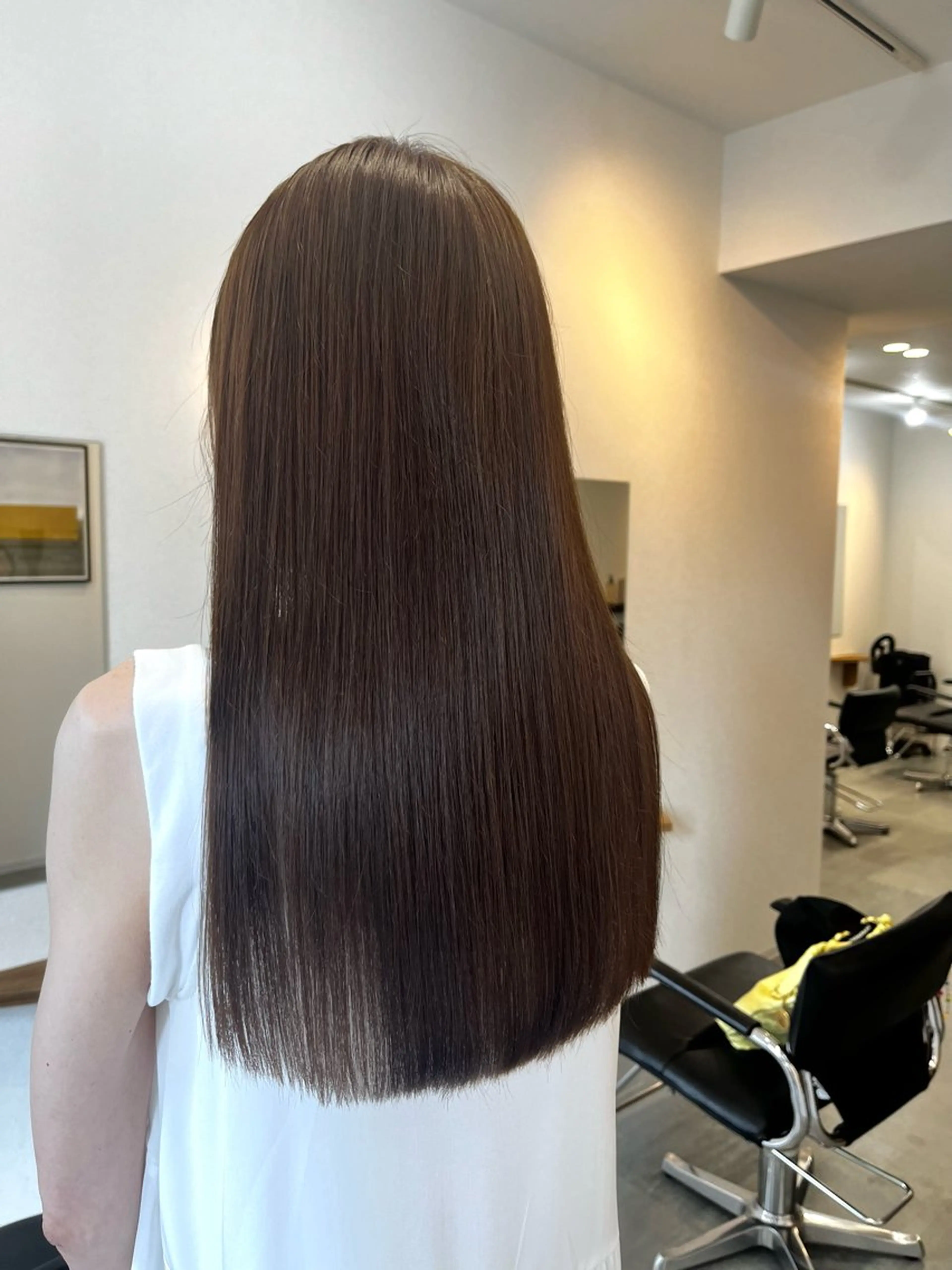 ロング カラー カット ヘアカラー トリートメント MAYU 💚森下のヘアスタイル