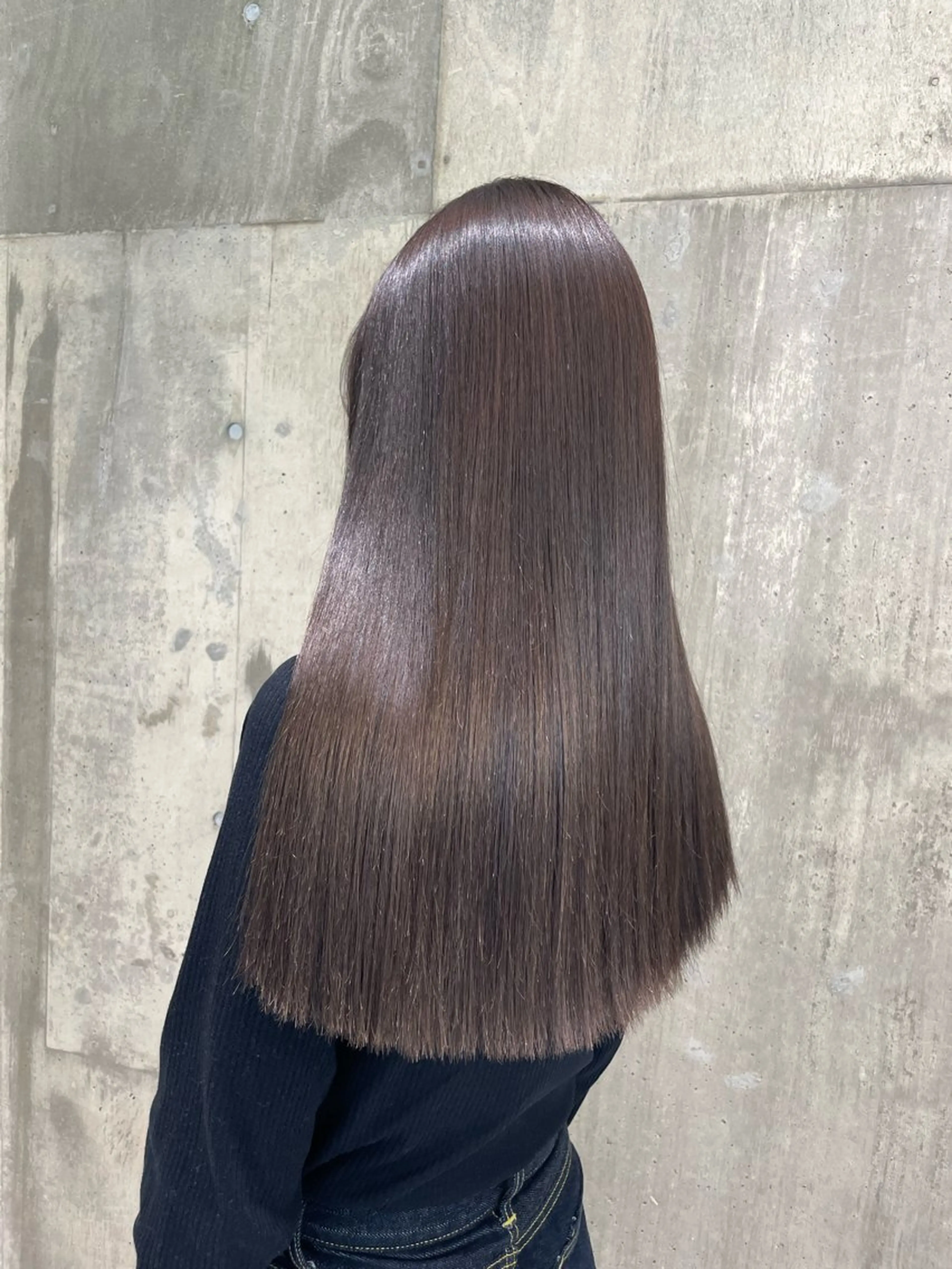 ロング カラー グレージュ ヘアカラー 寺島 圭人のヘアスタイル