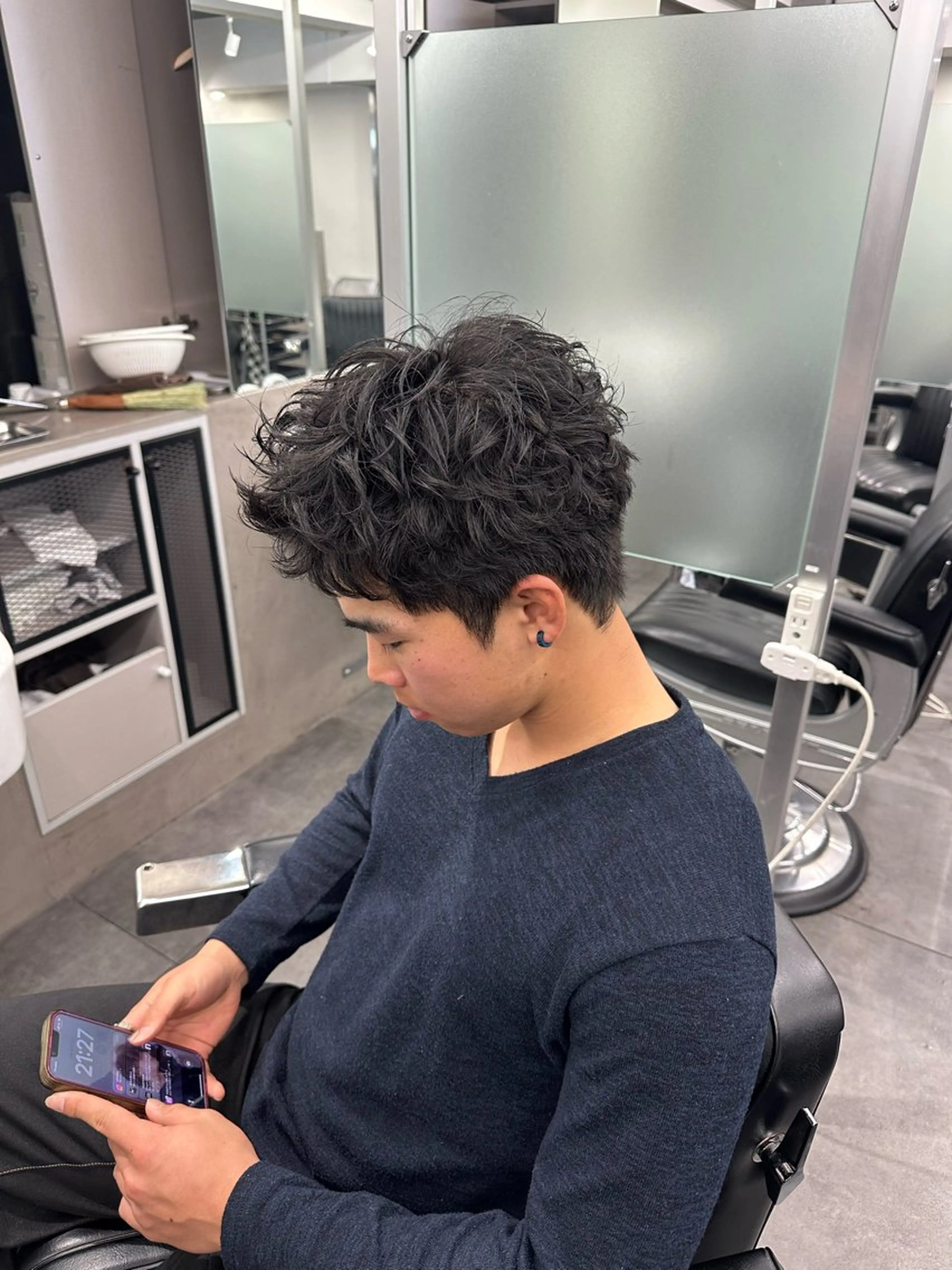 ショート パーマ メンズ 新宿No.1パーマ師 💈コウヨウ💈のヘアスタイル