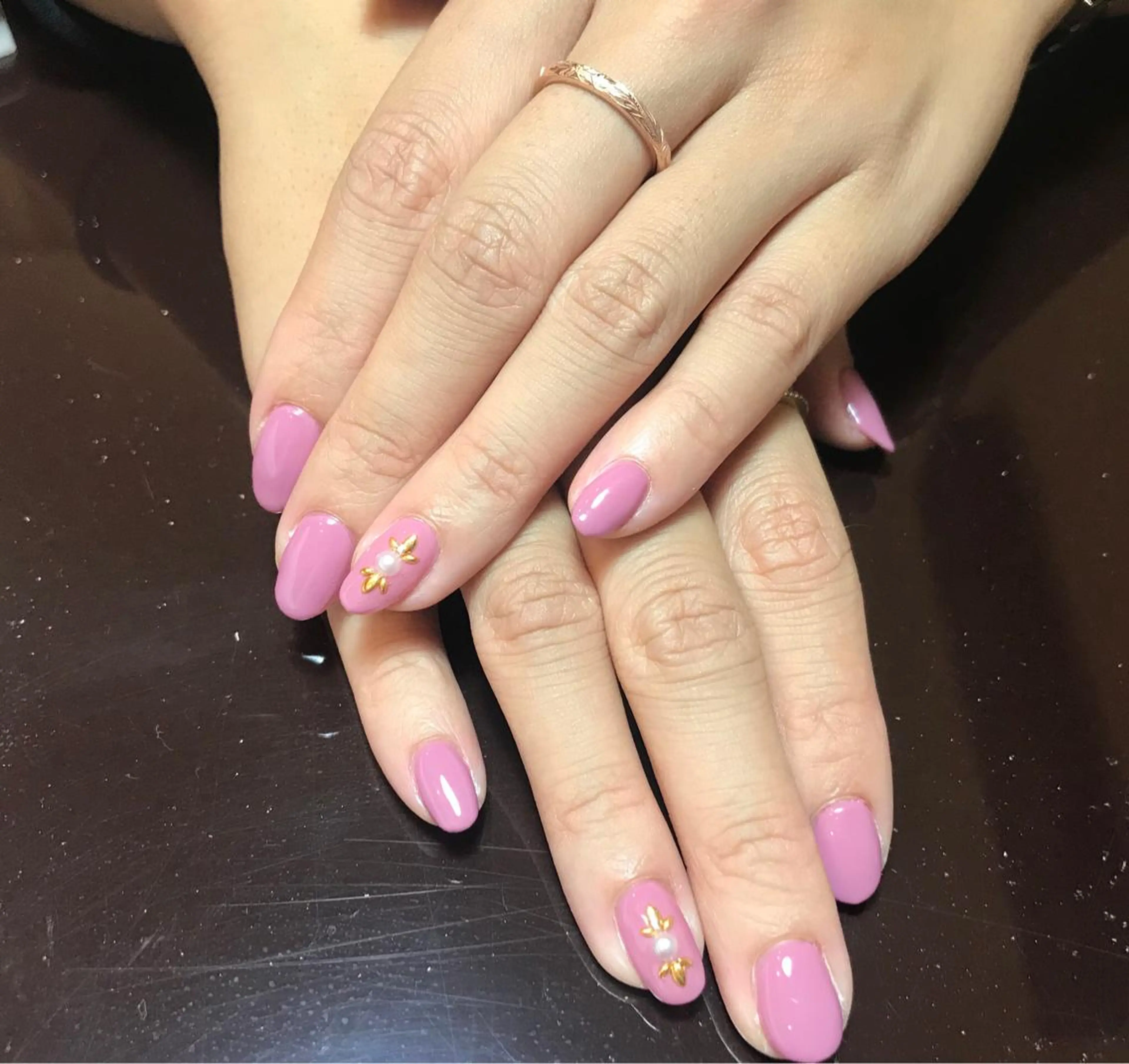 ネイル ワンカラーネイル Nagashima    Kのネイルデザイン