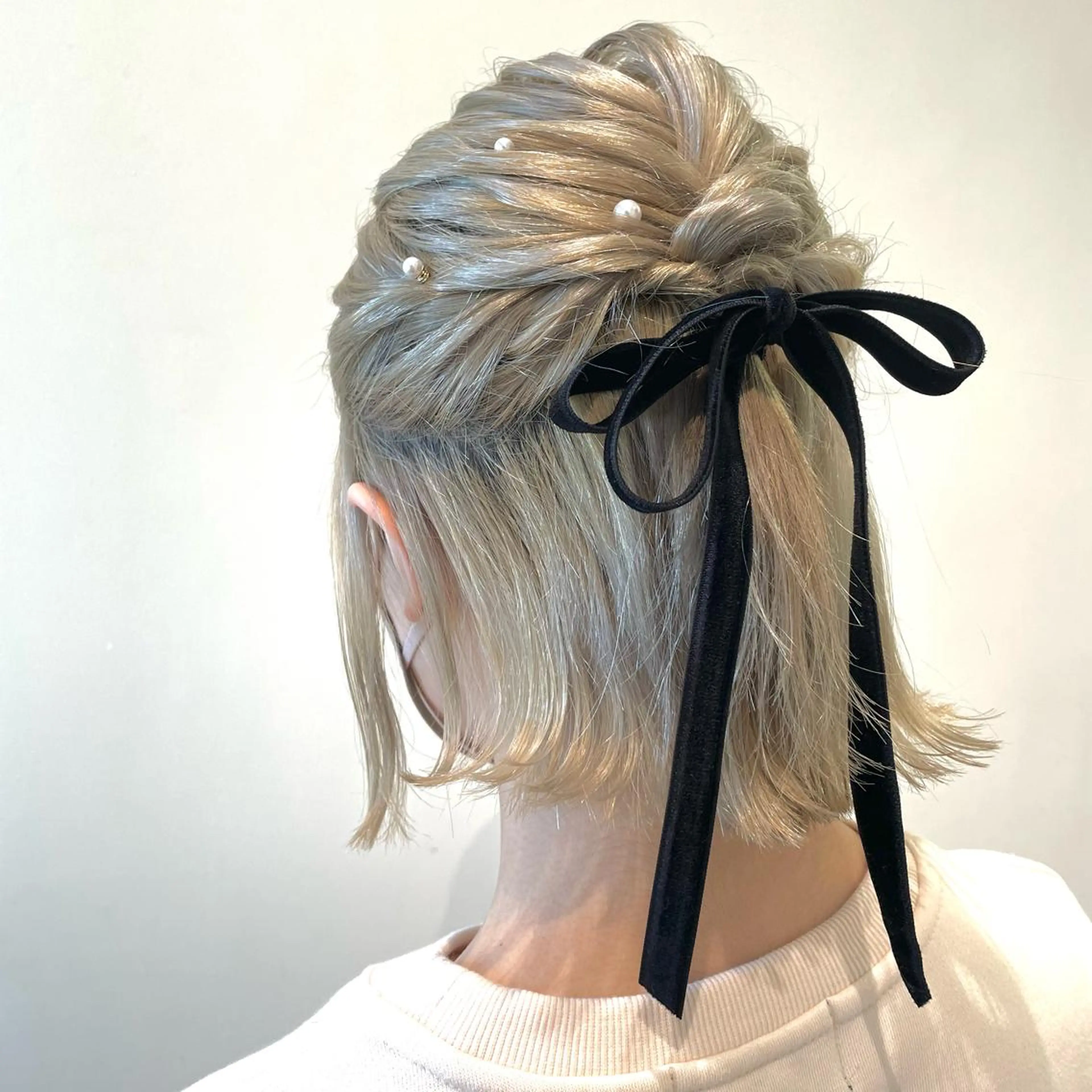 ドレスアップヘアセット👗特別な日に合わせて素敵なヘアスタイル✨️の写真