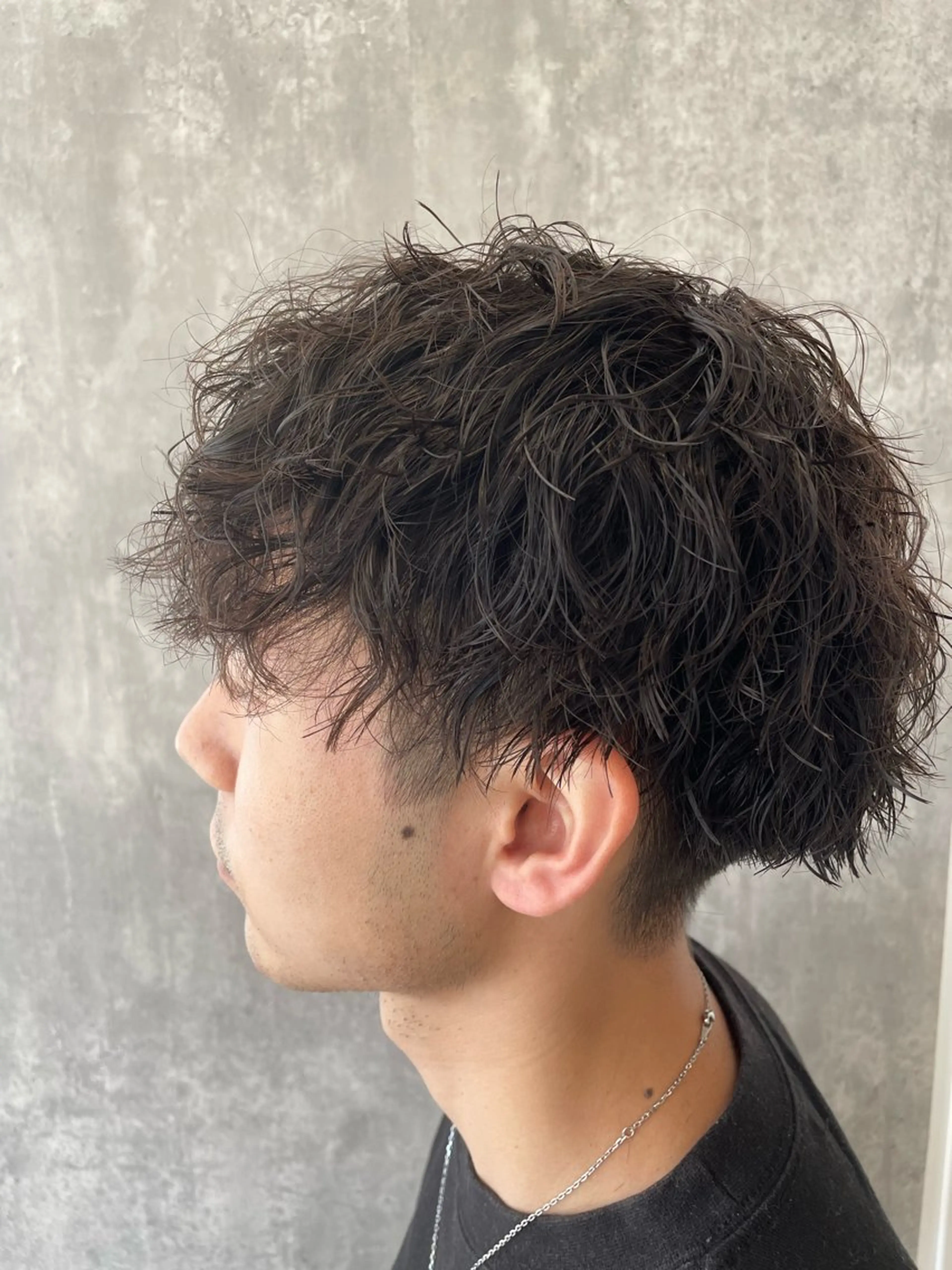 メンズ 白髪ぼかしデザイン ハイライト/宮本純登のヘアスタイル