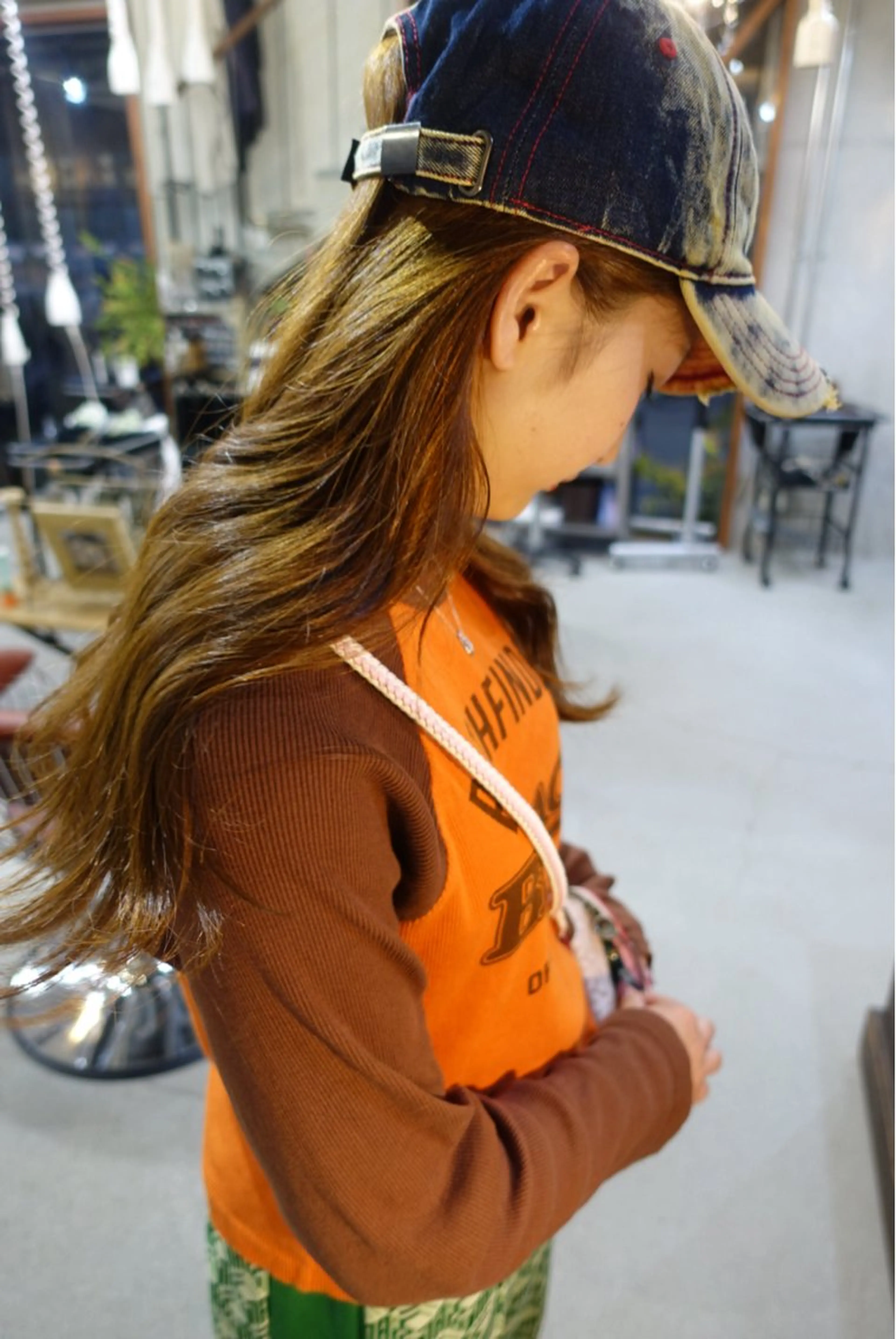 ロング カラー ベージュカラー イエローカラー 梅澤 舞のマツエク・マツパデザイン