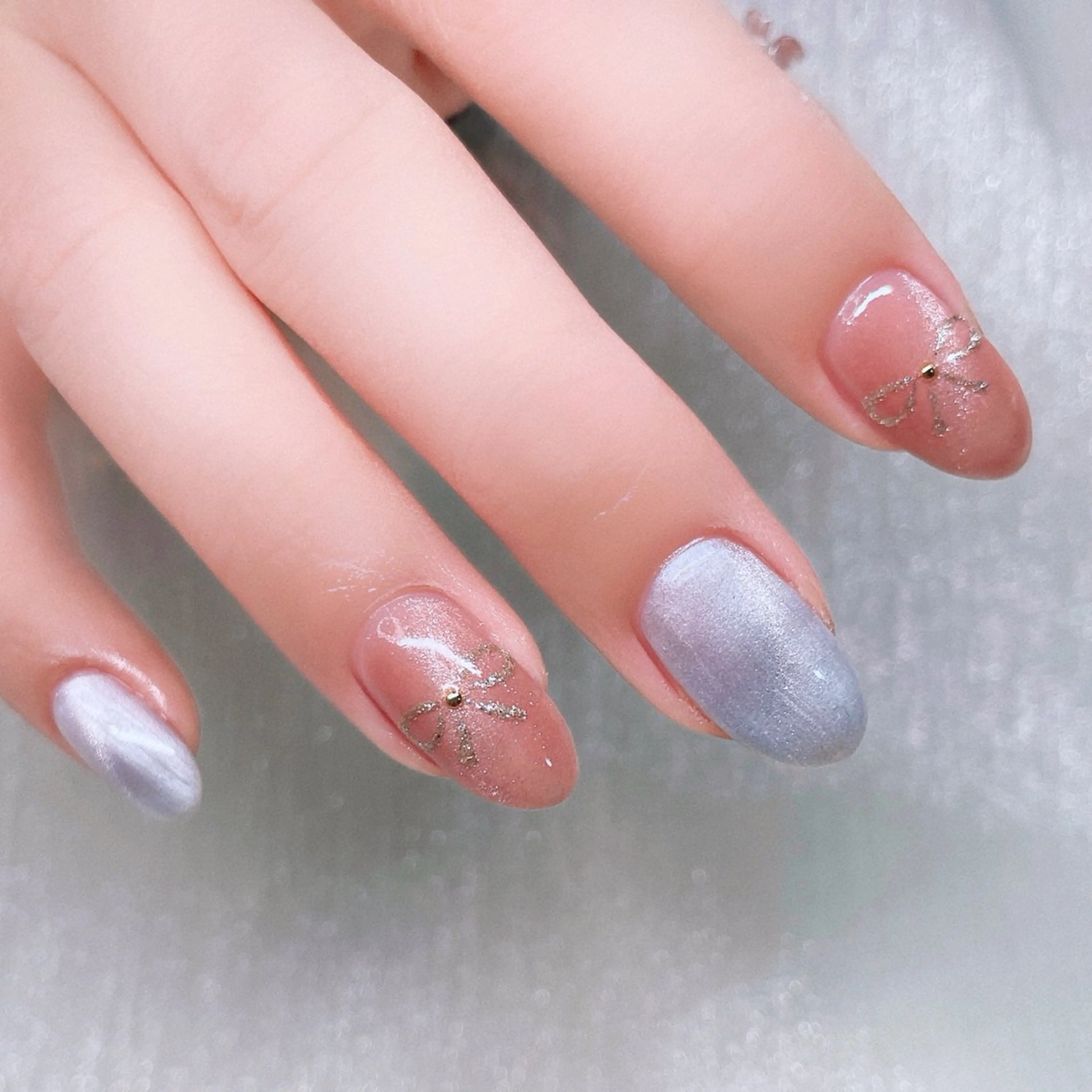 ネイル 長さ出し ハンドネイル Nailist suzuのネイルデザイン