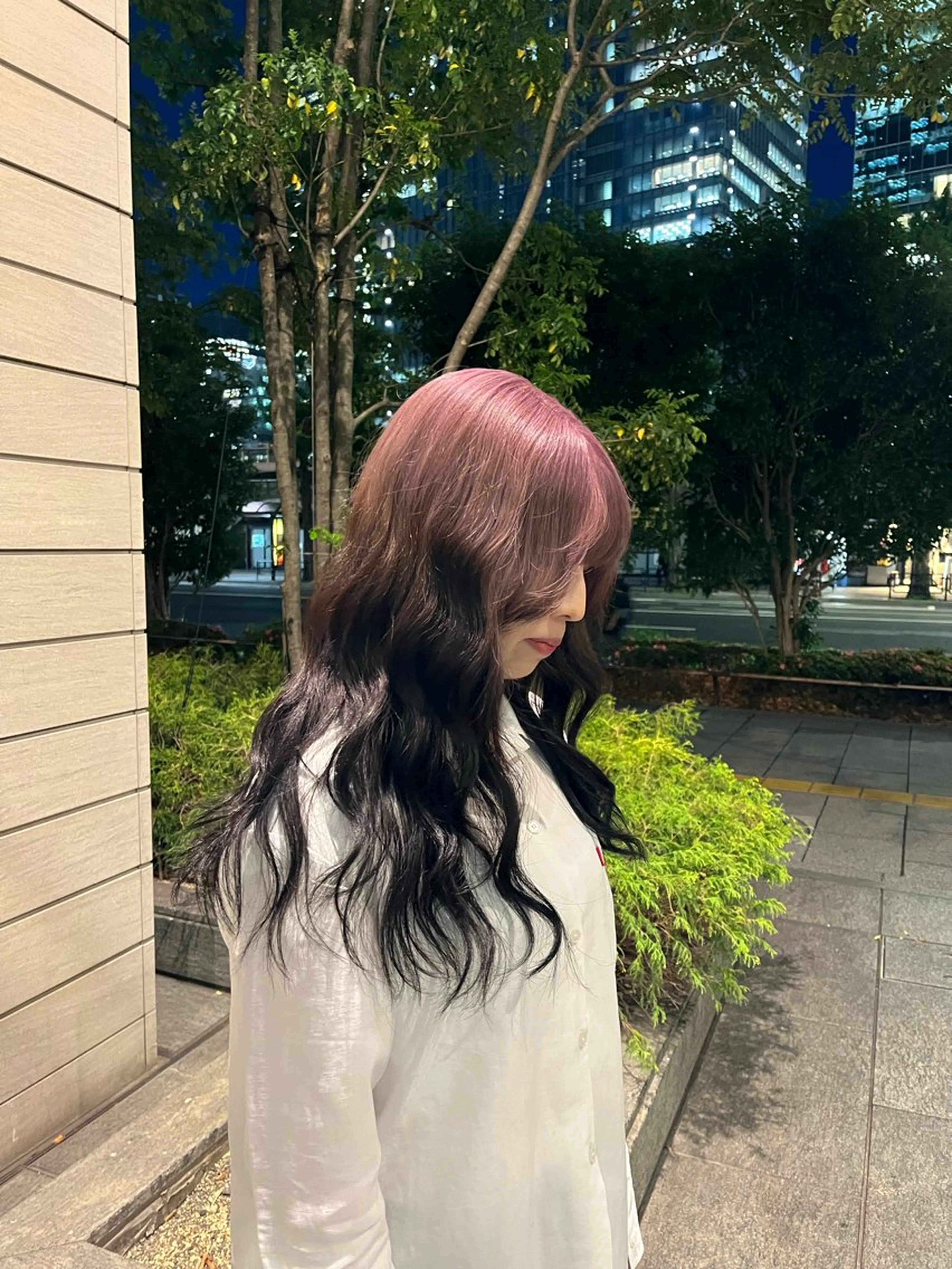 ロング カラー ピンクカラー Kaede🍁 FILMS 渋谷のヘアスタイル