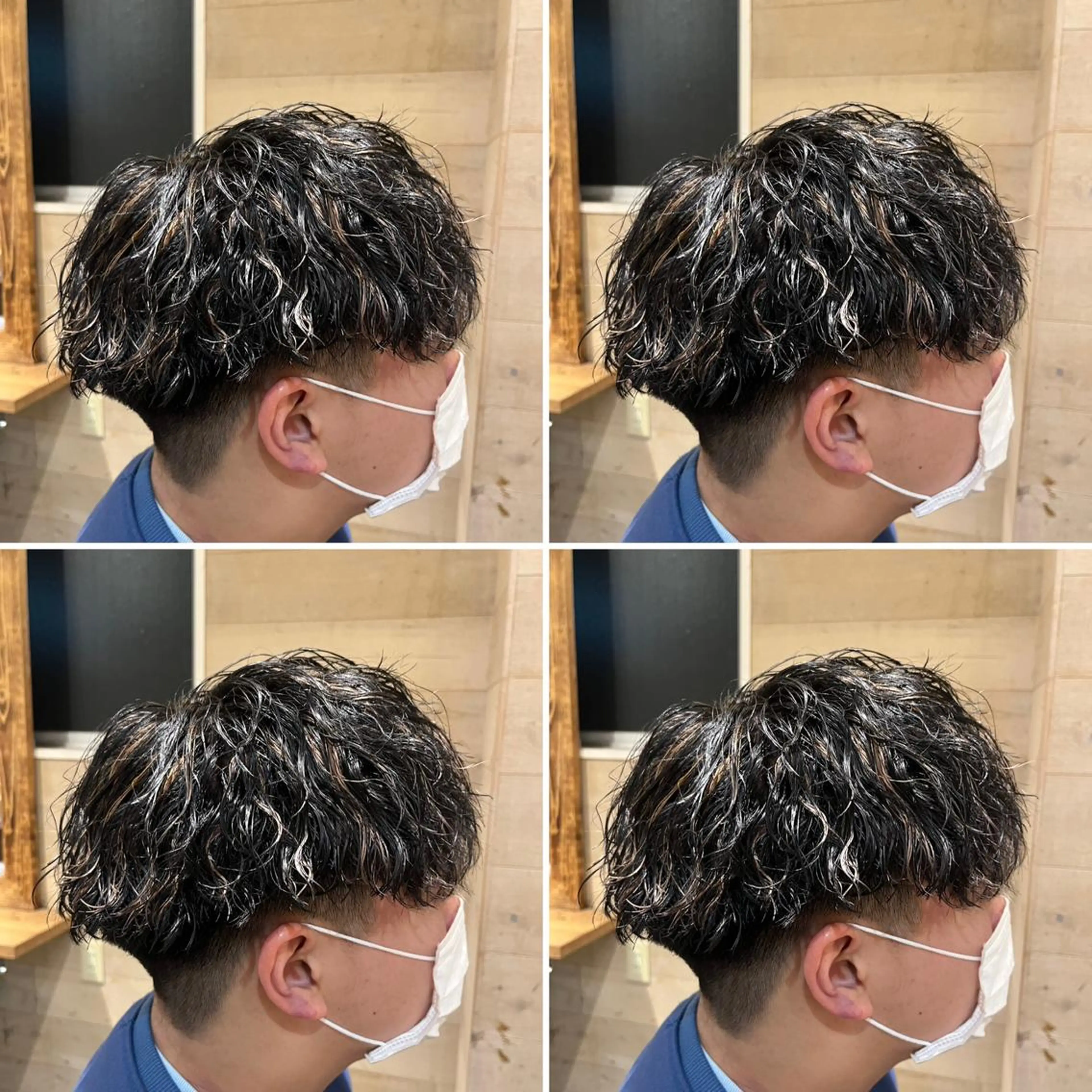 カラー パーマ メンズ カット ヘアカラー パーマ トリートメント ヘアセット 💈メンズパーマ特化 店長望月謙二郎💈のヘアスタイル
