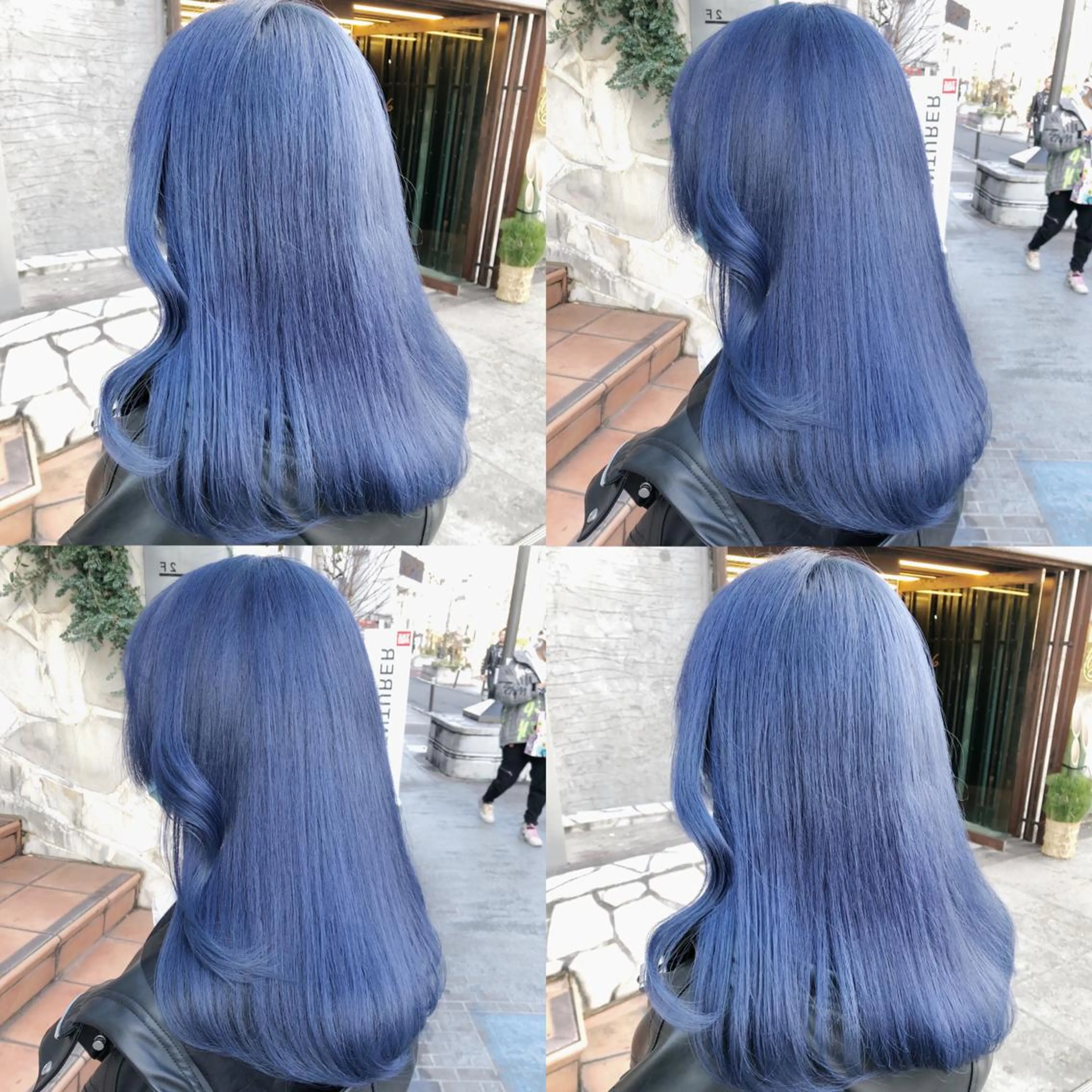 ロング カラー ヘアアレンジ メンズ キッズ メンズブリーチ メンズハイライト メンズインナーカラー 黒髪 ブリーチ ヘアカラー トリートメント ヘアセット 💟Chloe原宿店 🩶ハイトーンのヘアスタイル