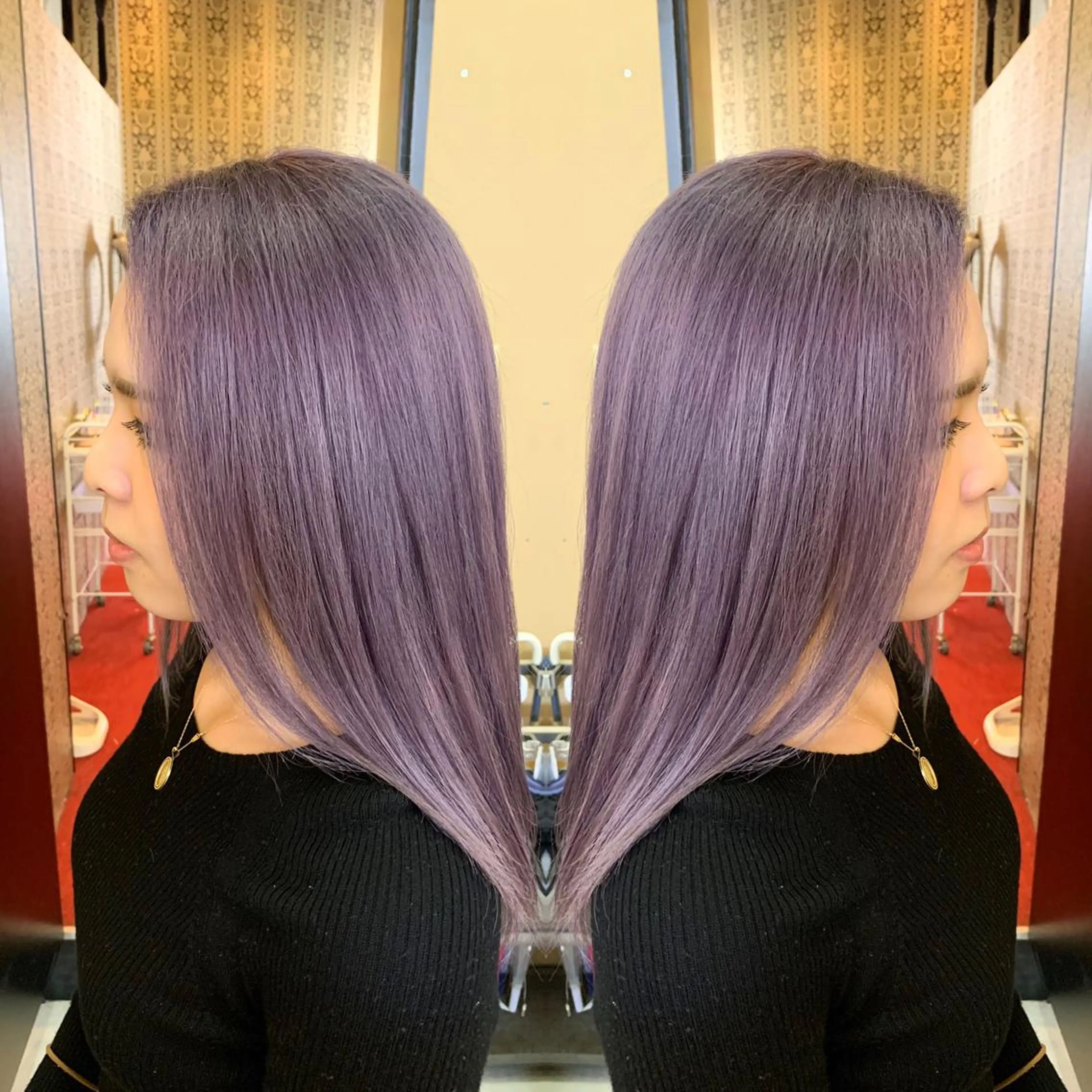 セミロング カラー EARTH石巻店 尾形  裕のヘアスタイル