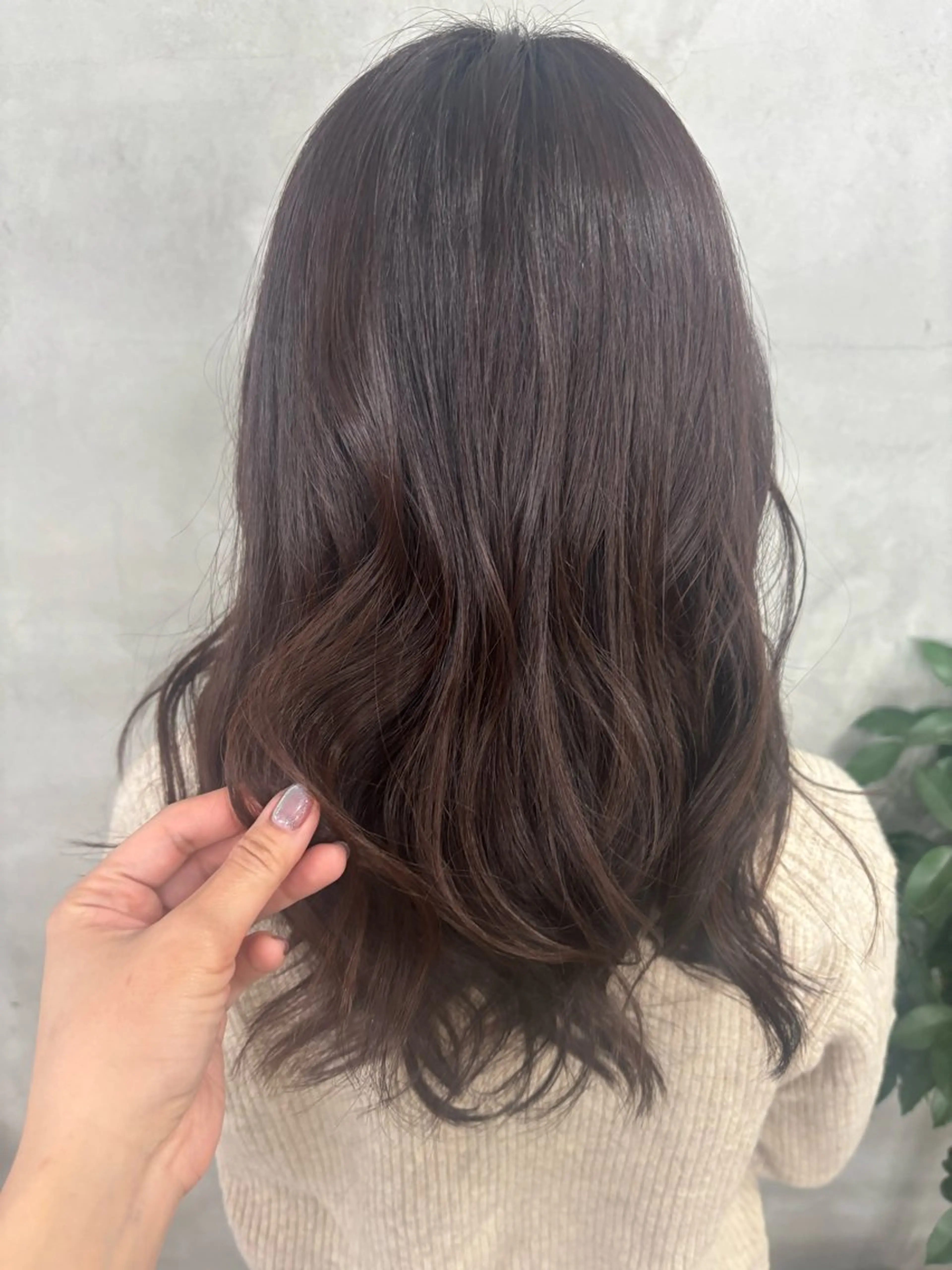 ロング カラー ブラウンカラー カシス 透明感カラー ✨透明感艶カラー ✨💍Yuri💍のヘアスタイル