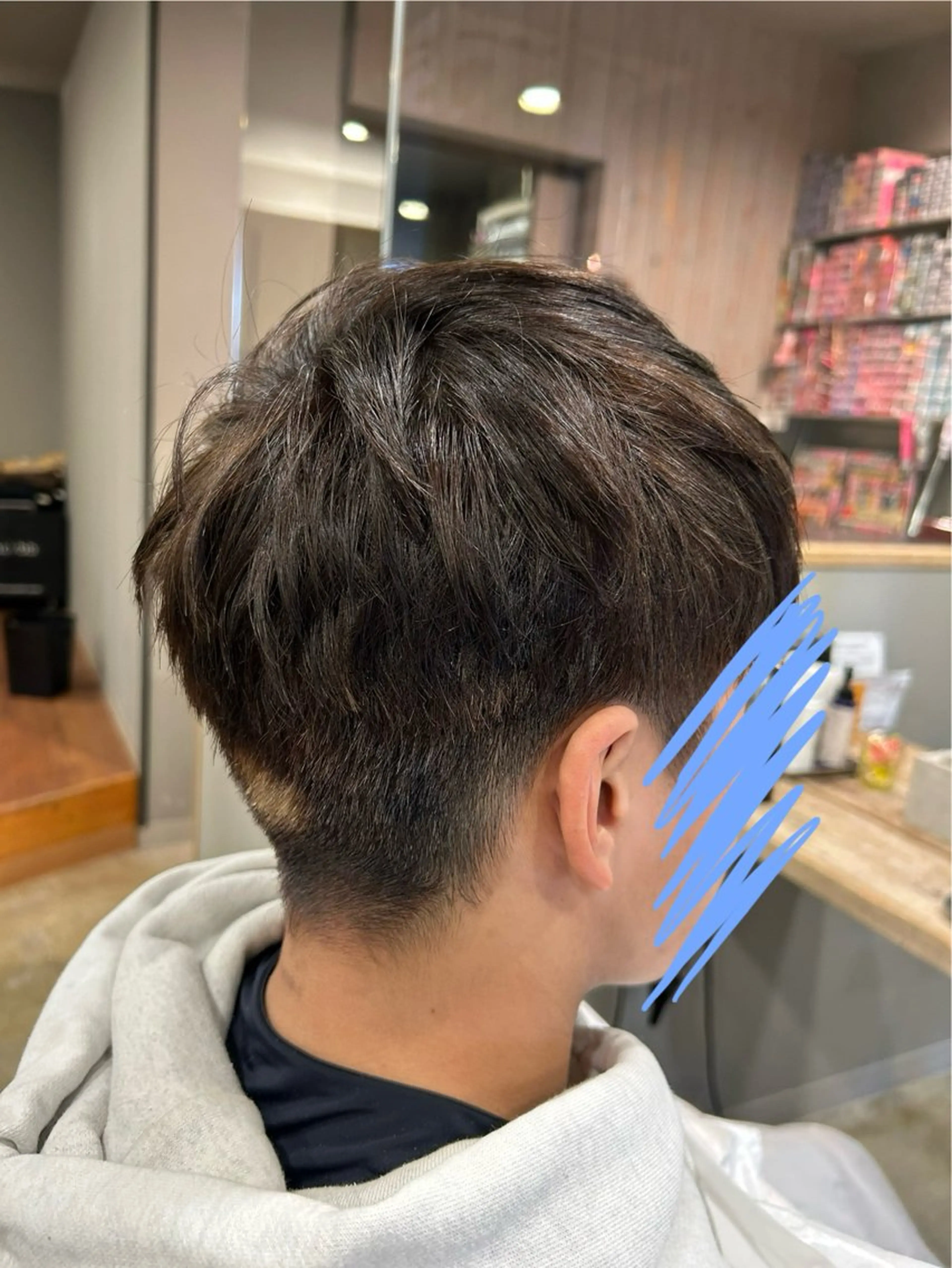 ショート メンズ カット 南條 しほのヘアスタイル