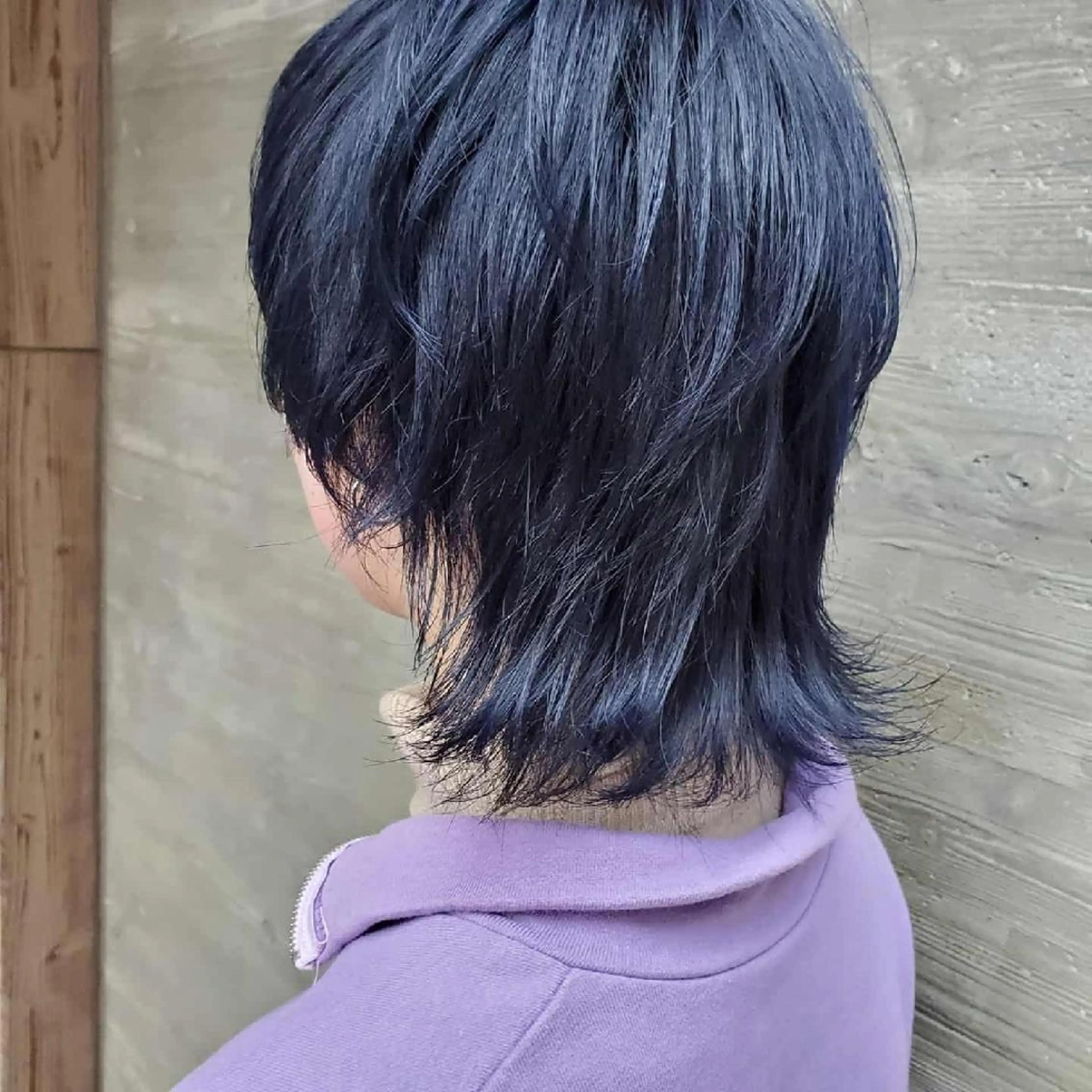 ミディアム カラー 谷 結奈のヘアスタイル