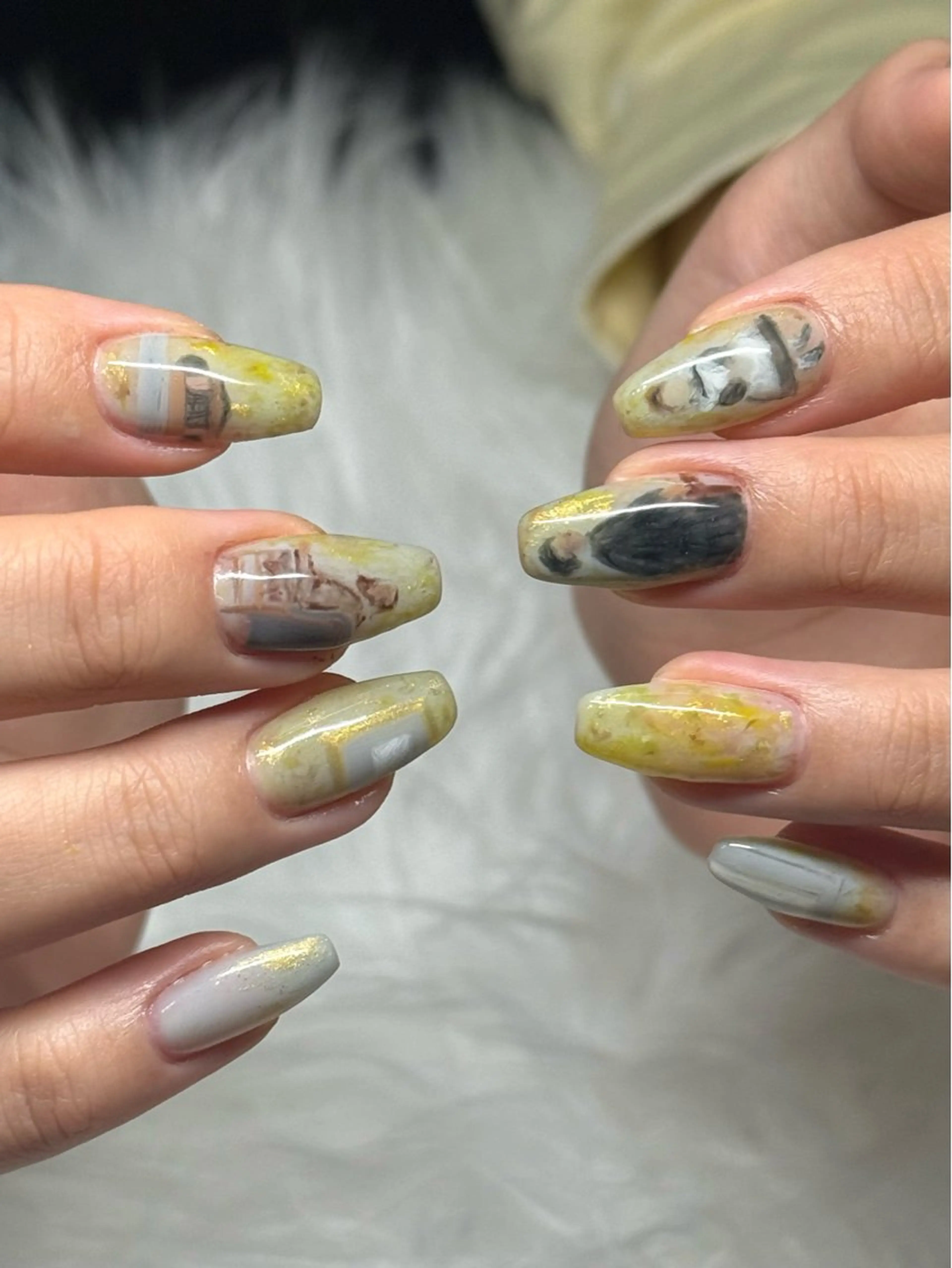ネイル ハンドネイル 🌏AURORA | RiRi🪐のネイルデザイン