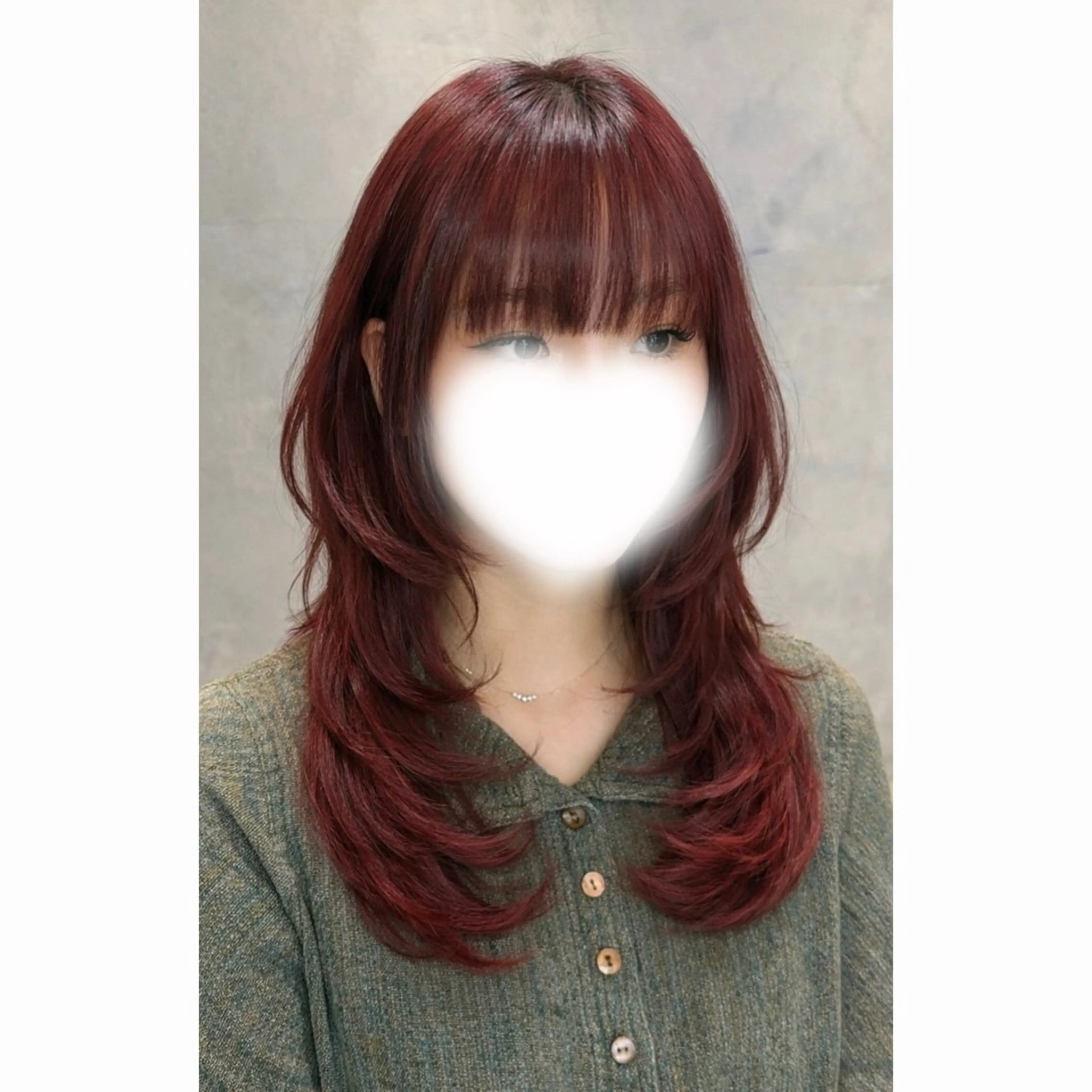 ロング カラー ハイレイヤー レイヤーカット Rino 🎀🖤のヘアスタイル