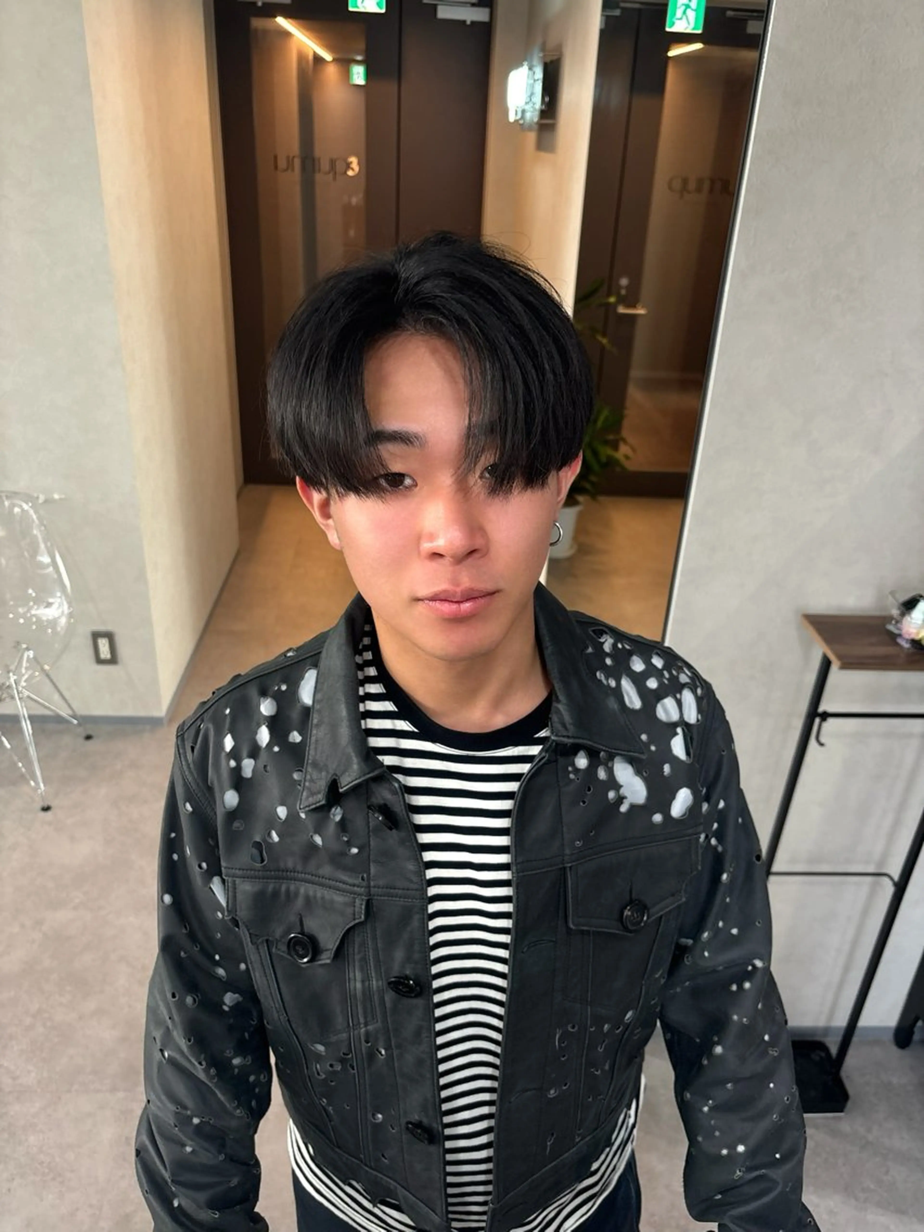 ショート カット 縮毛矯正 トリートメント ✨うる艶カラー/垢抜 けメンズパーマ✨のヘアスタイル