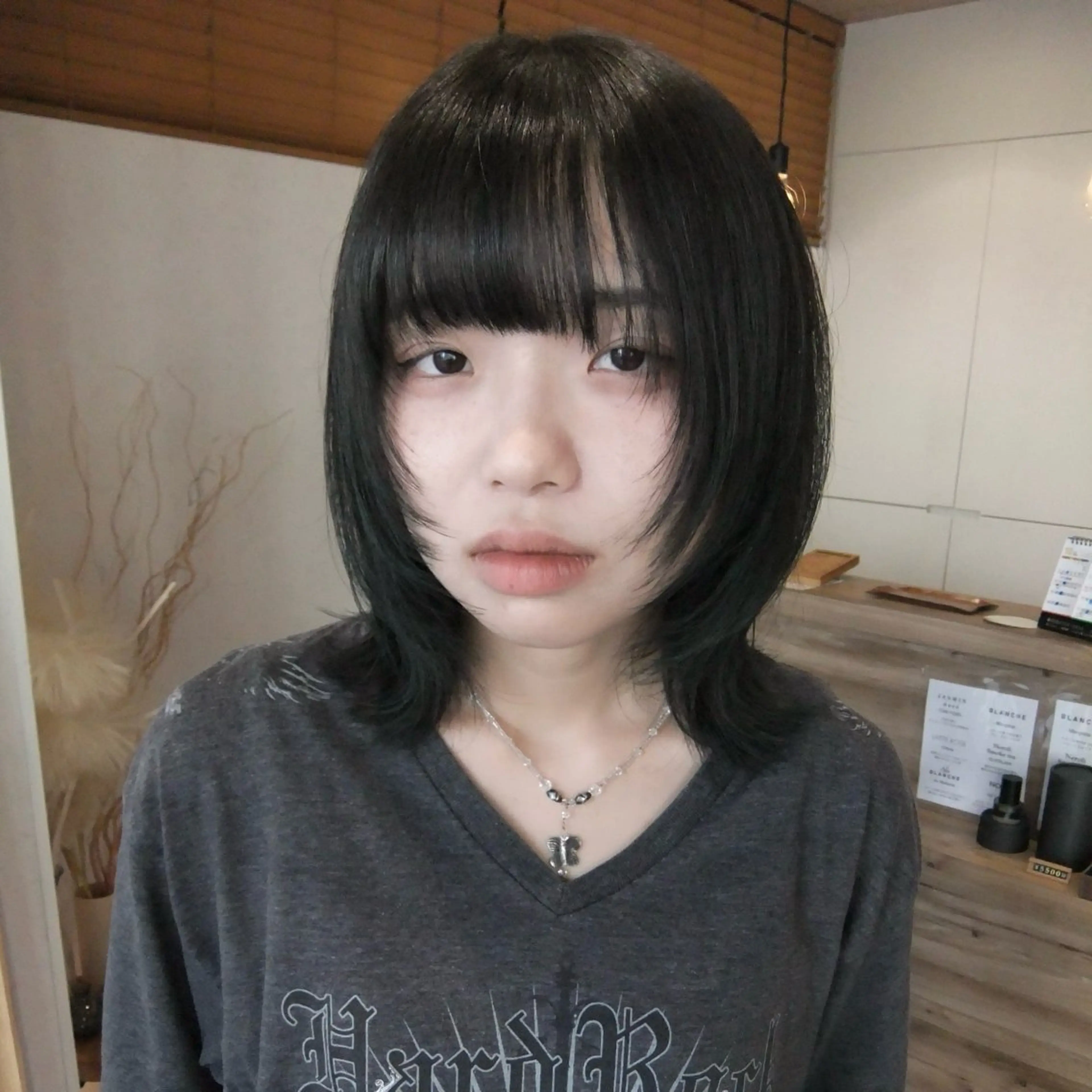 ミディアム カラー カット ヘアカラー トリートメント レイヤー/似合わせ/ yuan⟡.·のヘアスタイル