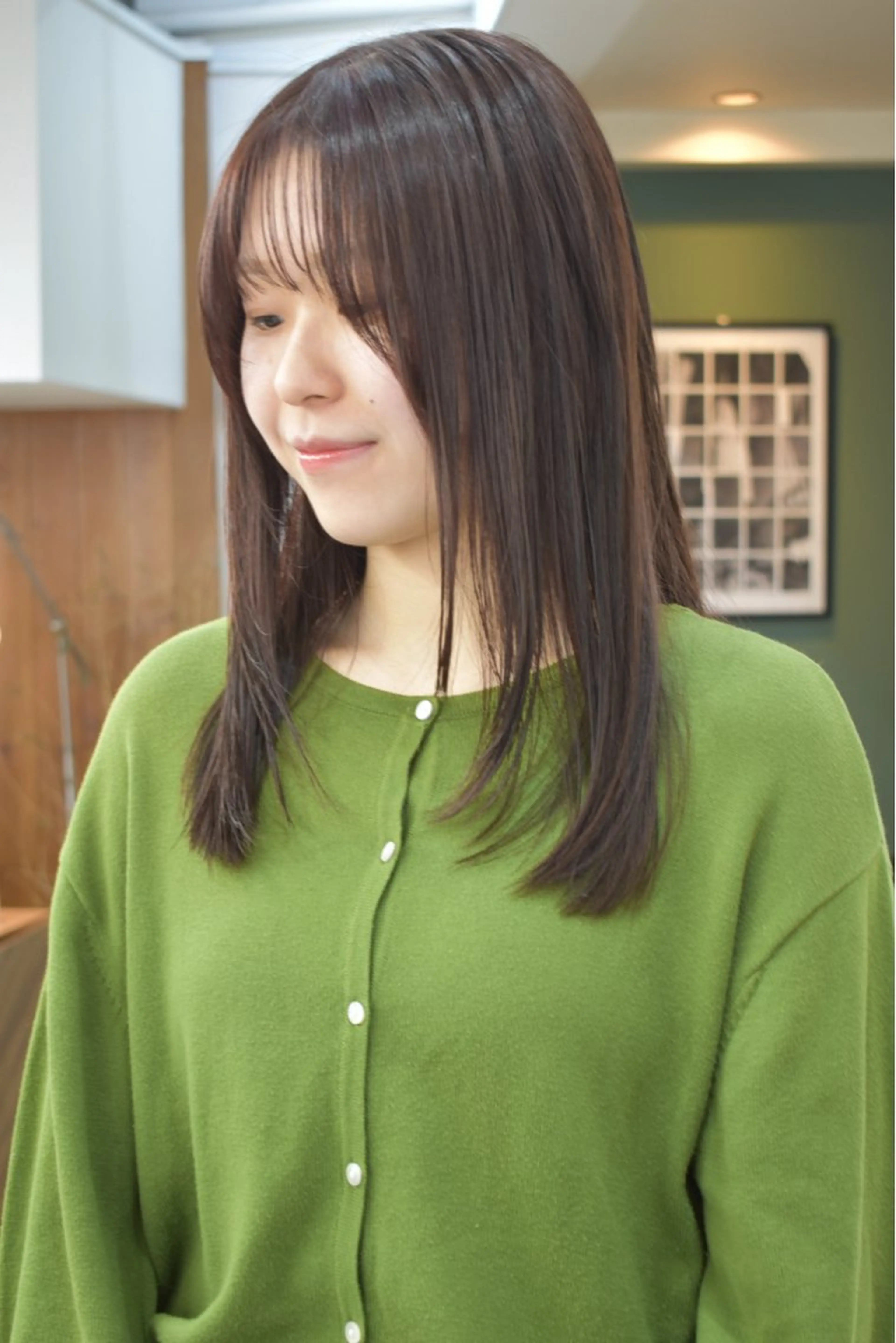 ロング カラー カット ヘアカラー トリートメント レイヤーボブ/ 艶カラー/サナ🌼のヘアスタイル