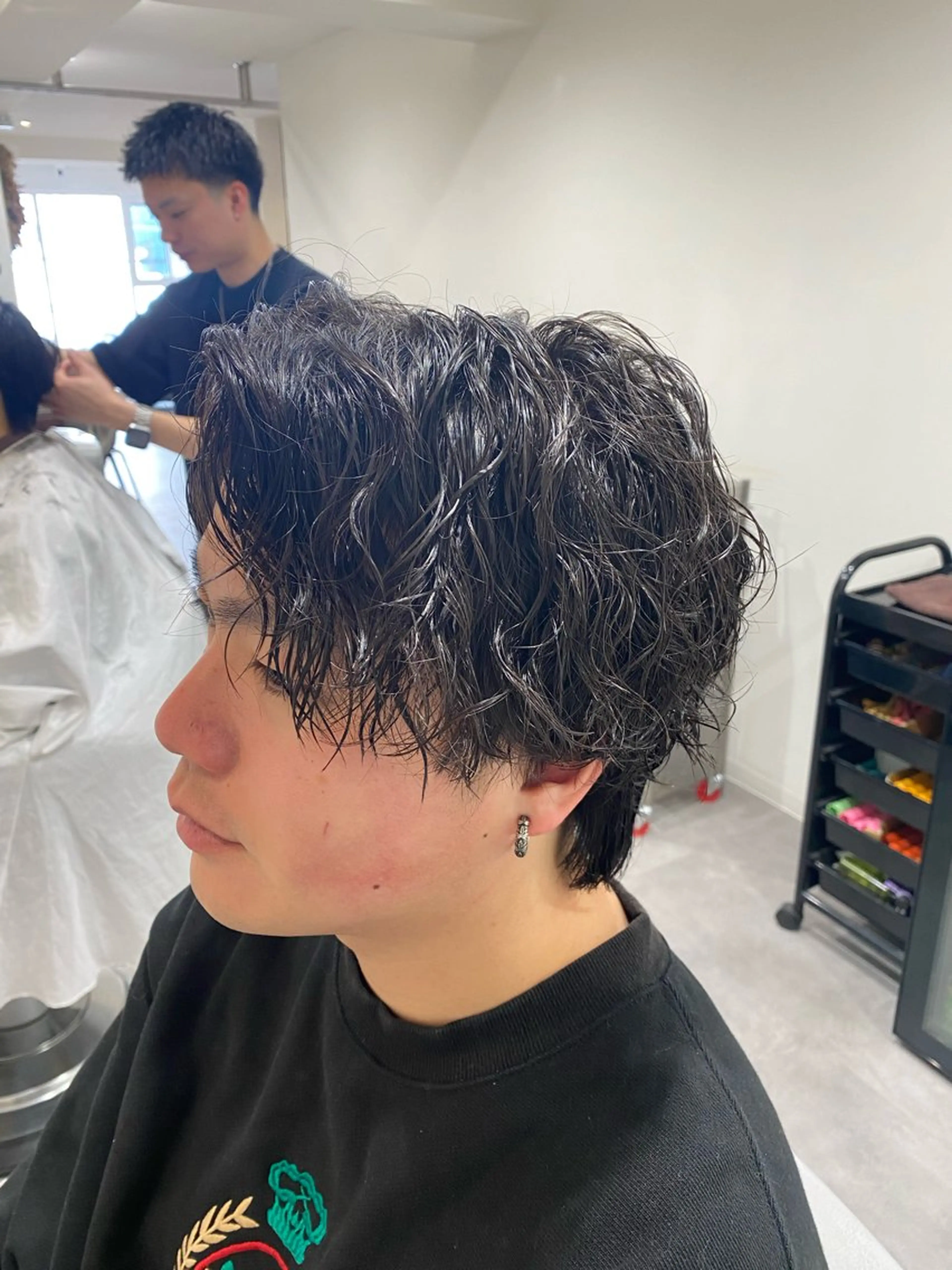 ショート カット パーマ 小川 凜華のヘアスタイル