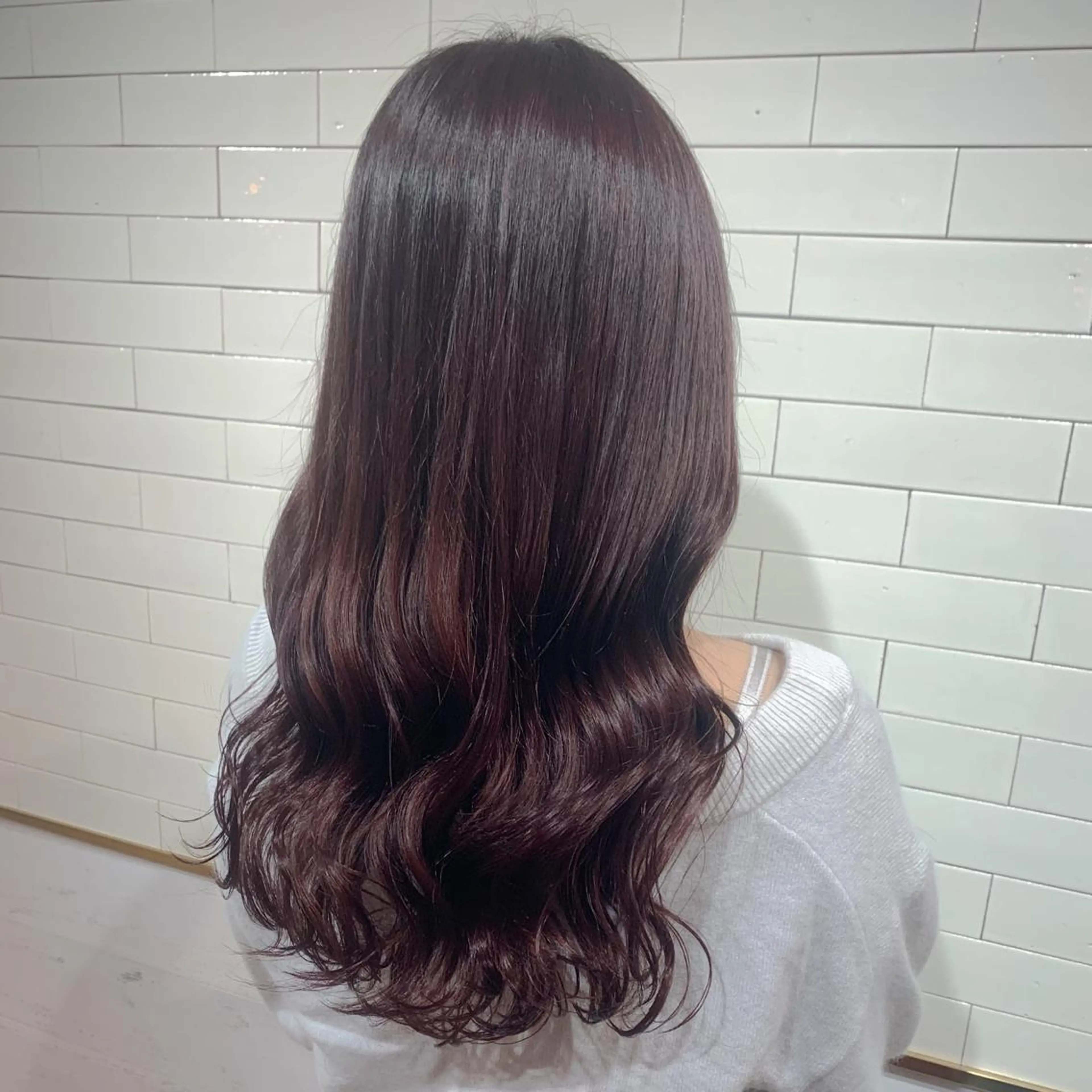 ロング カラー ヘアアレンジ ブリーチ ラベンダーカラー 🦋レイヤーカット ミドリカワ🦋のヘアスタイル