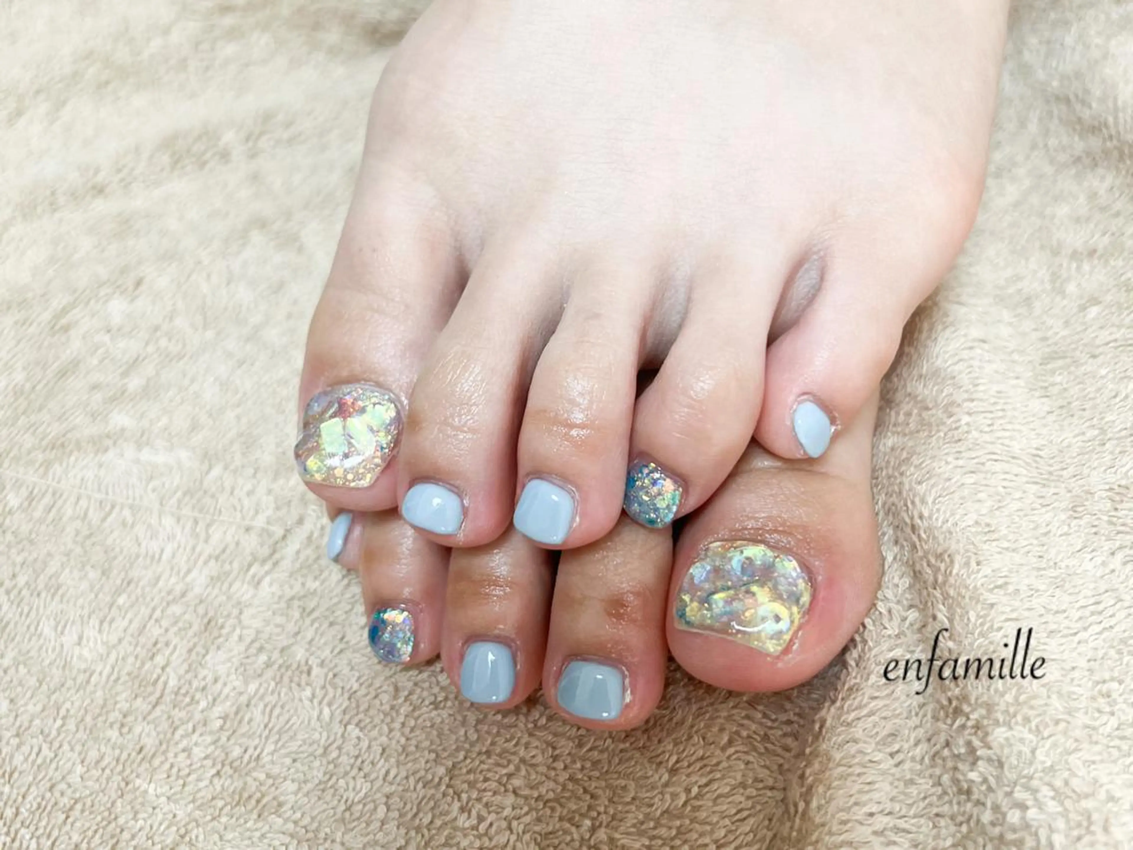 ネイル フットネイル nail salon en familleのネイルデザイン