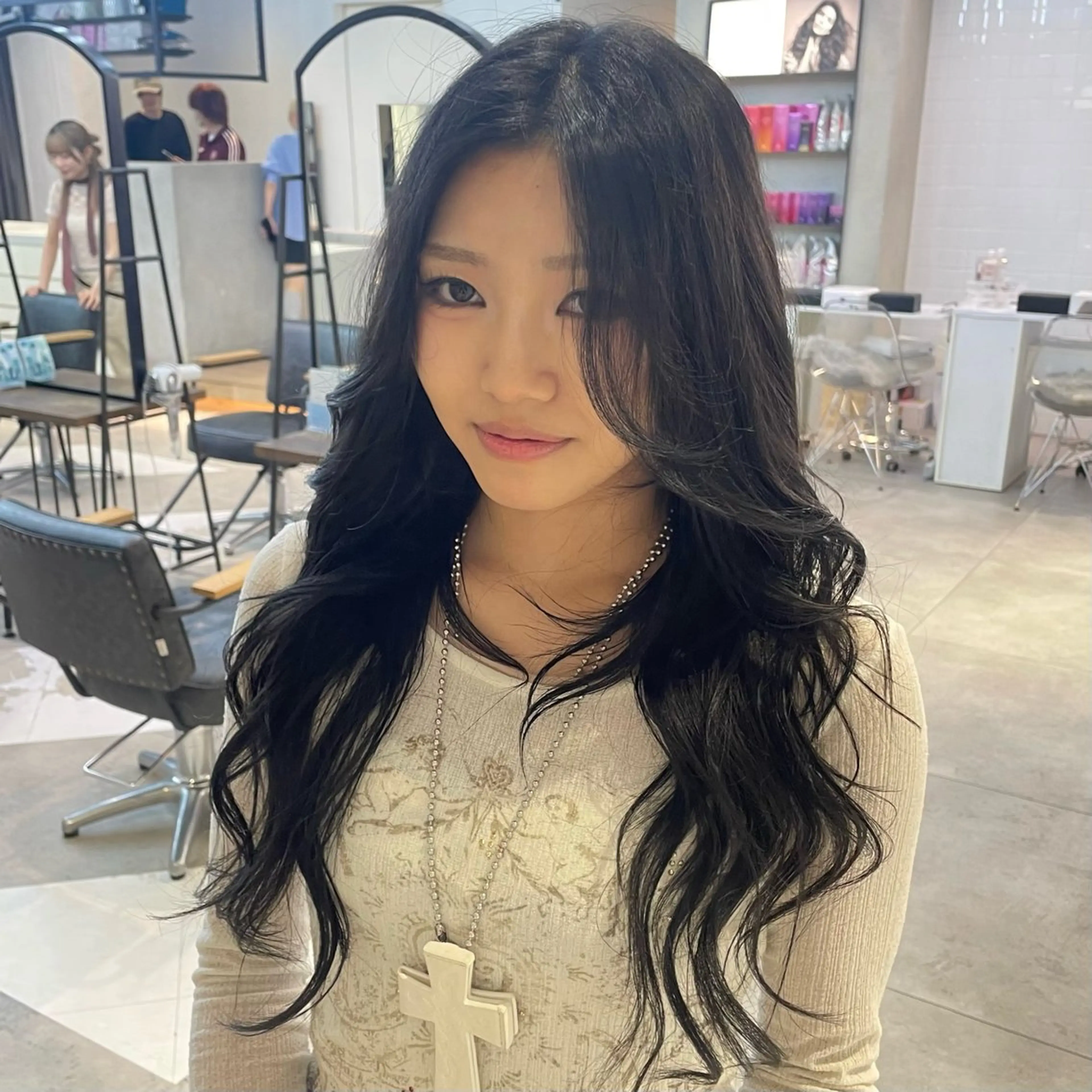 カラー 韓国ヘア/グレージュ kanako🤍🫧のヘアスタイル