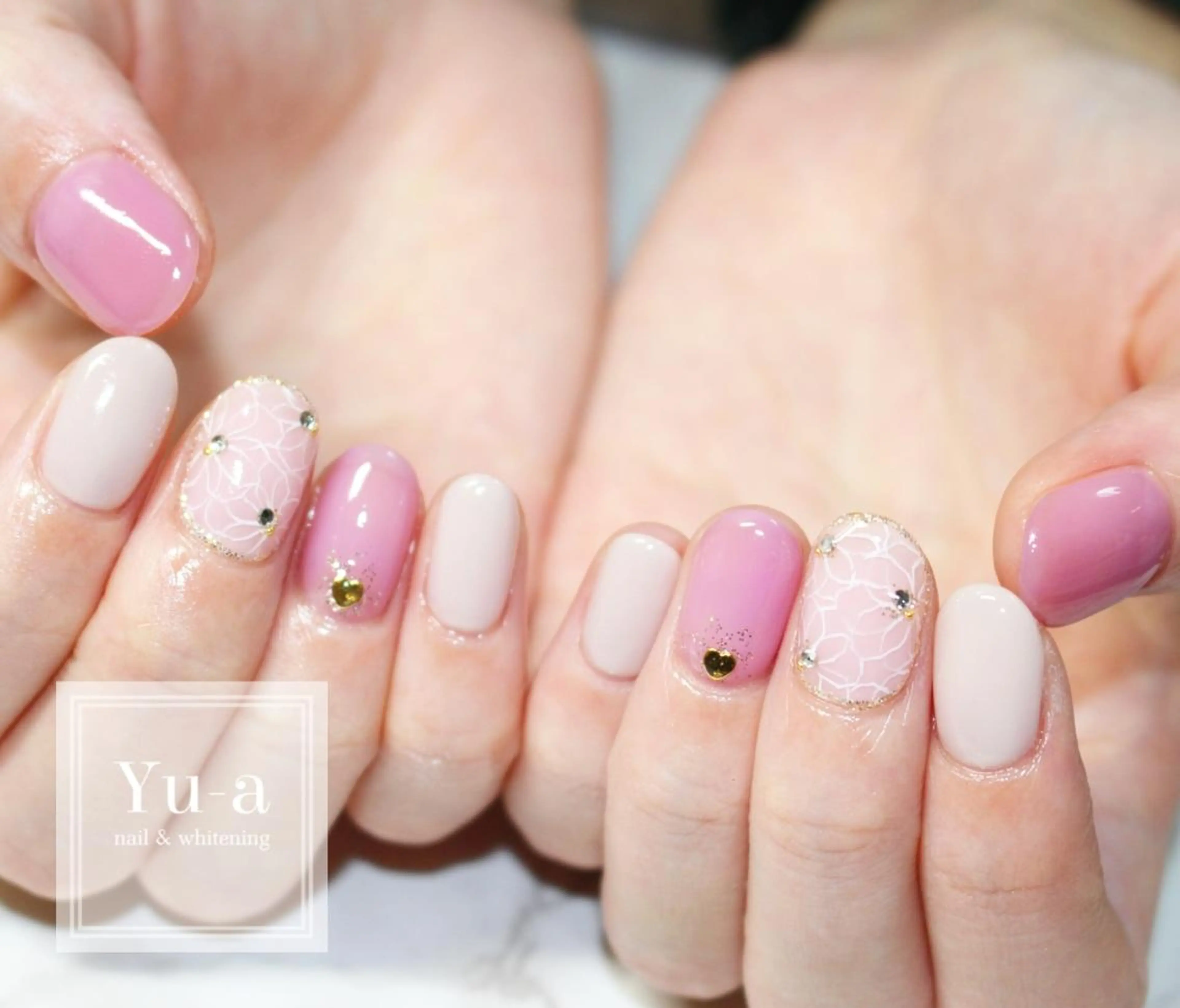 ネイル シンプルネイル ホワイト 冬ネイル ハンドネイル yu-a☆   柏ネイルのネイルデザイン