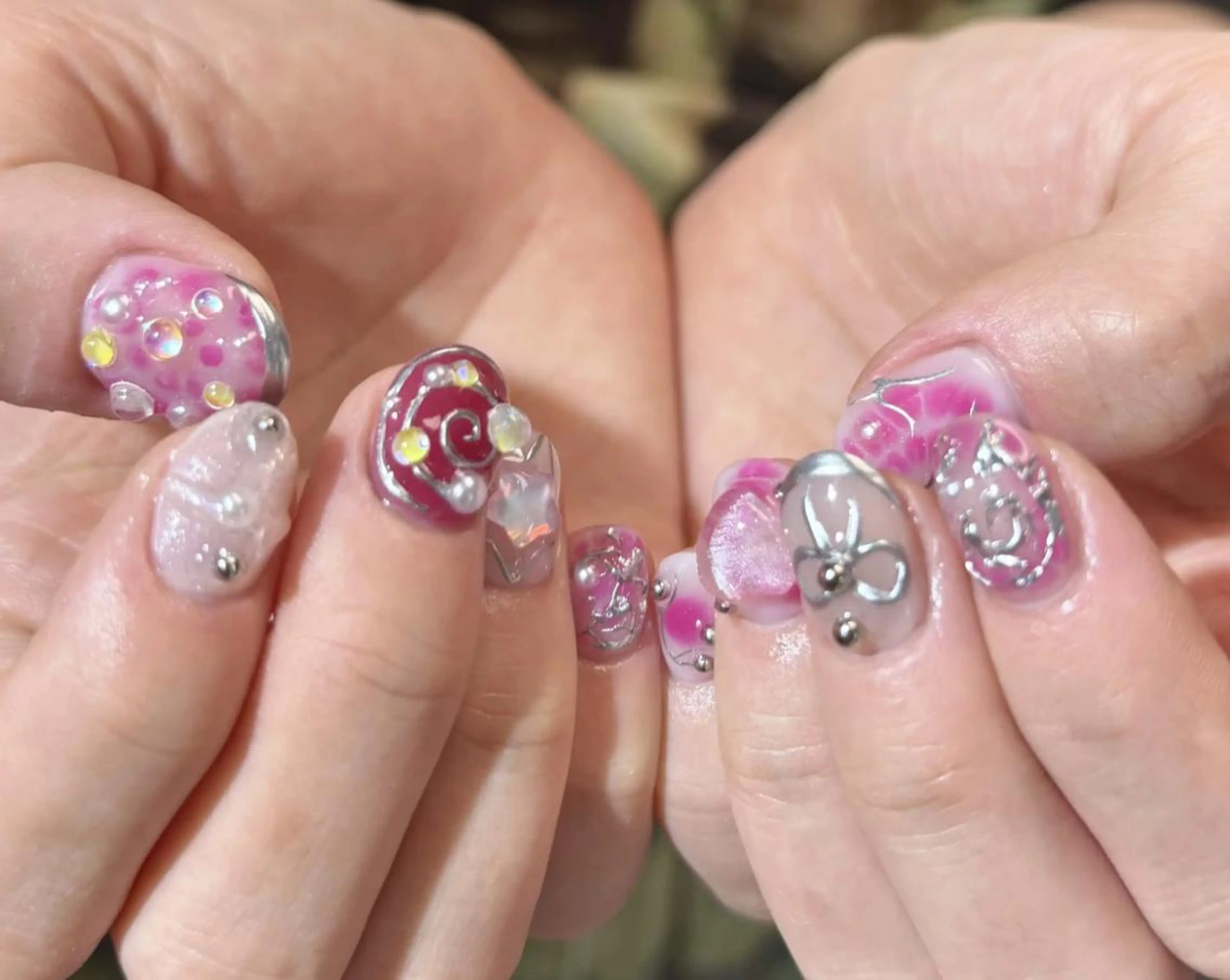 ネイル ハンドネイル 🎀 NaNa_nailのネイルデザイン