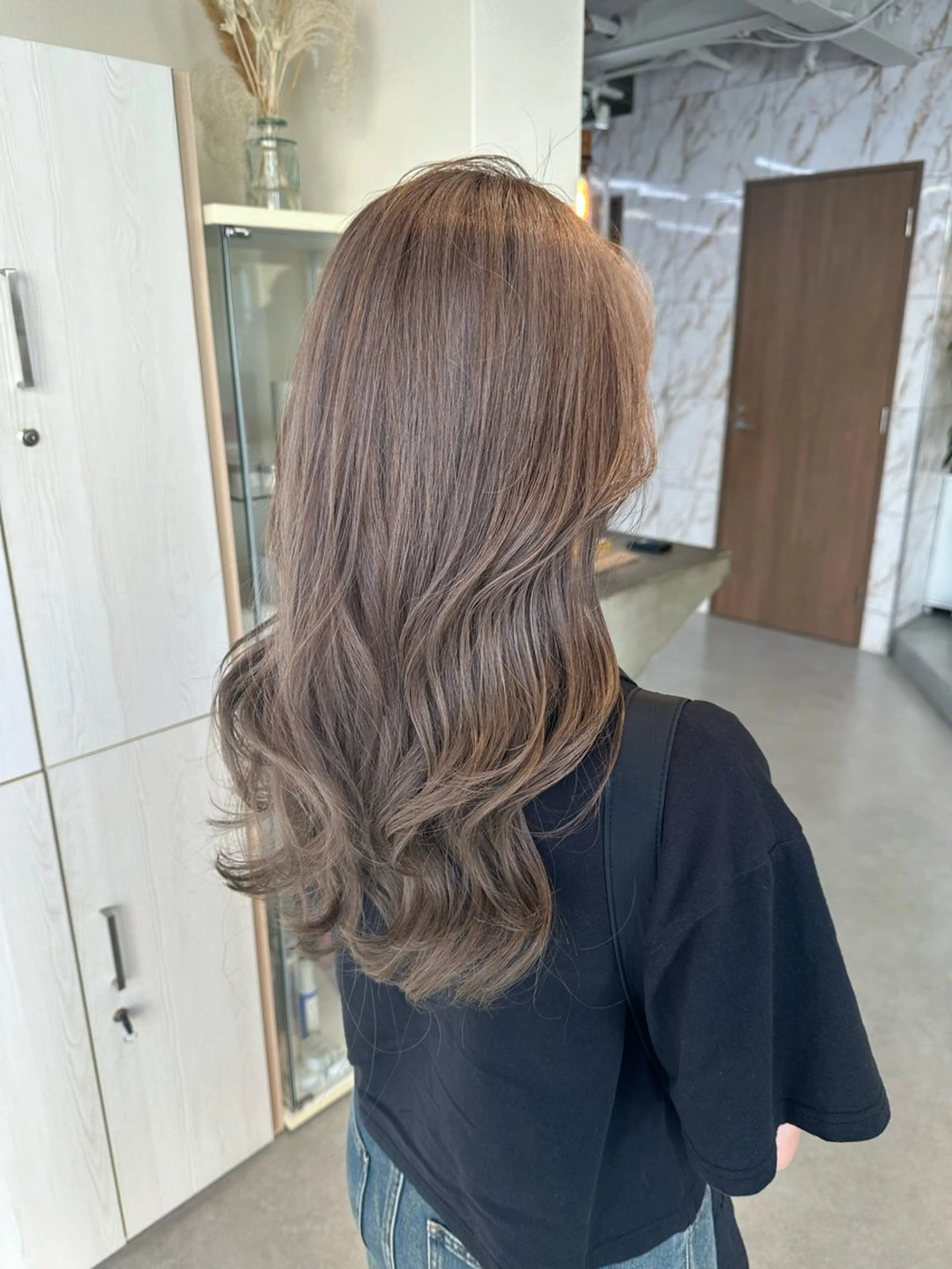 ロング カラー ハイトーン×似合わせ 🌱中川慎之介のヘアスタイル