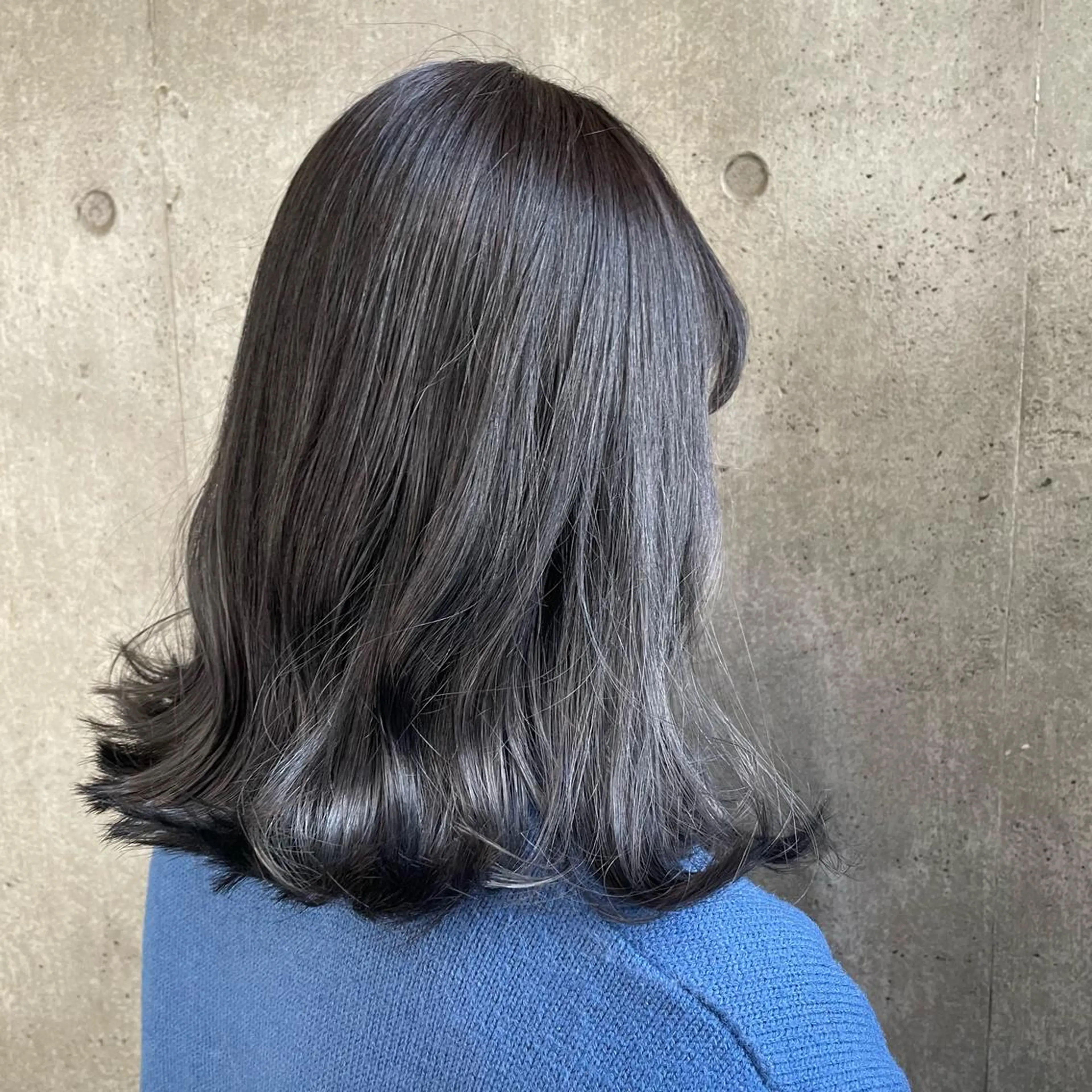 ミディアム カラー もりたみかこ 美容師お休み中のヘアスタイル