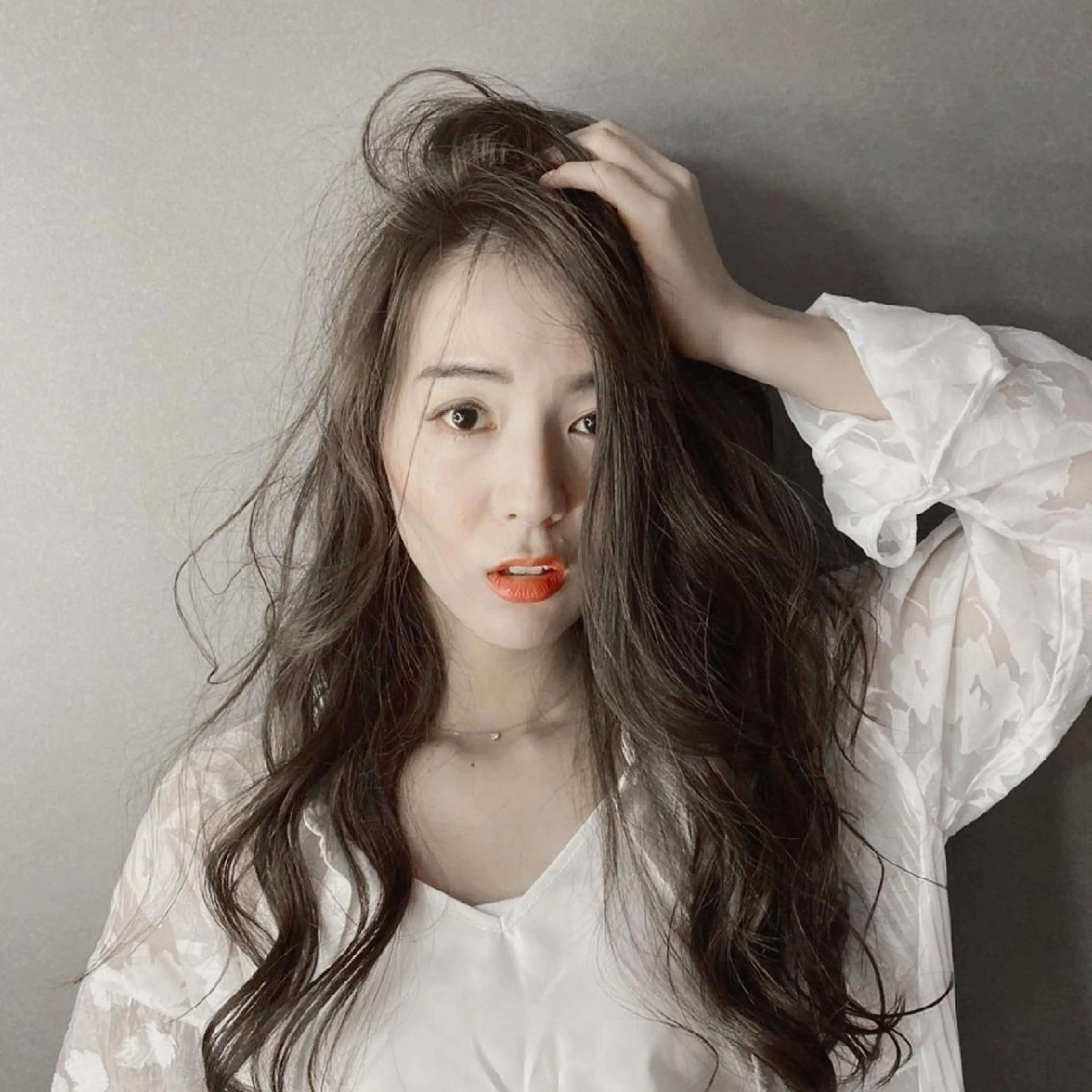 ロング カラー ヘアアレンジ 松岡 巨樹のその他イメージ