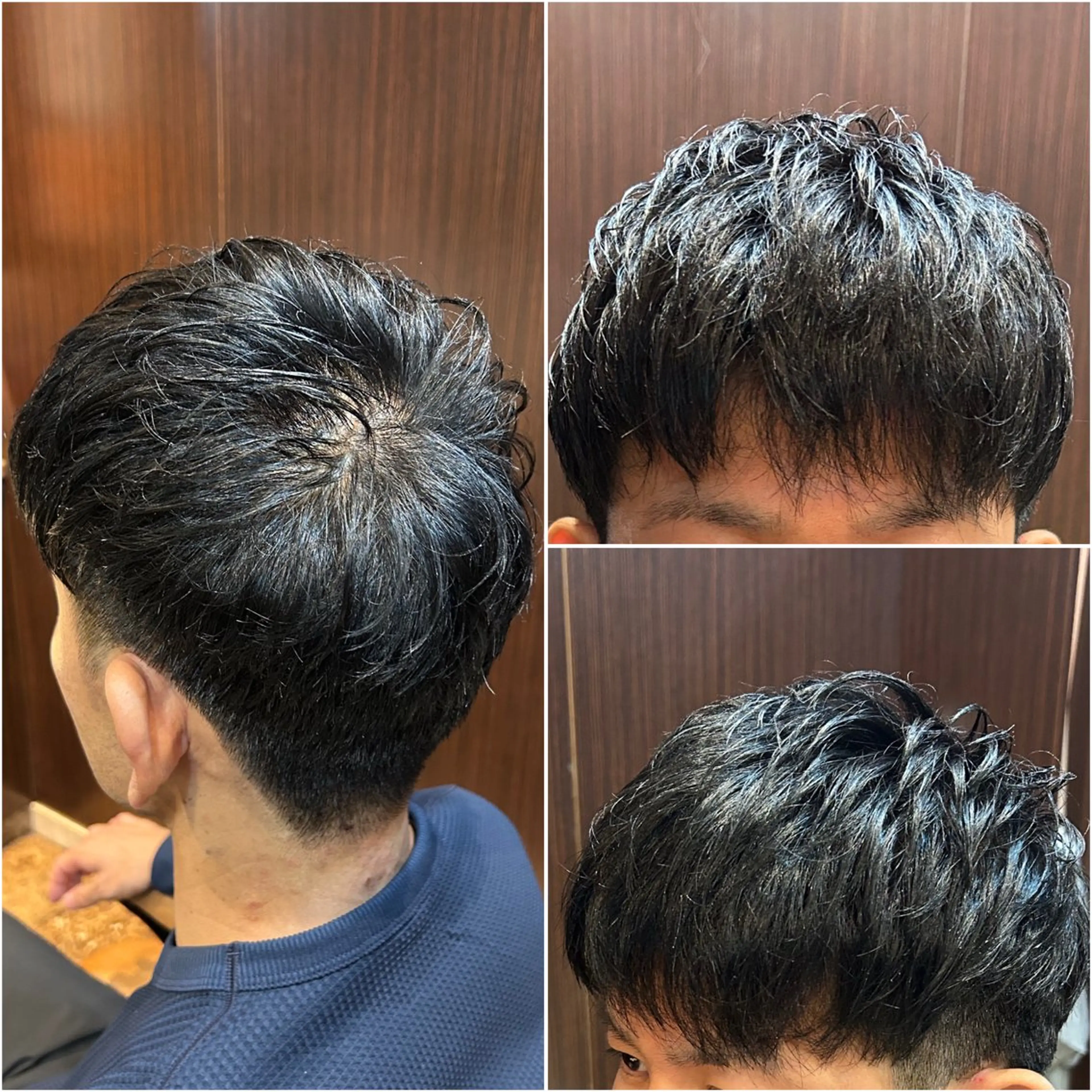 ショート カラー メンズ 根尾 海咲のヘアスタイル