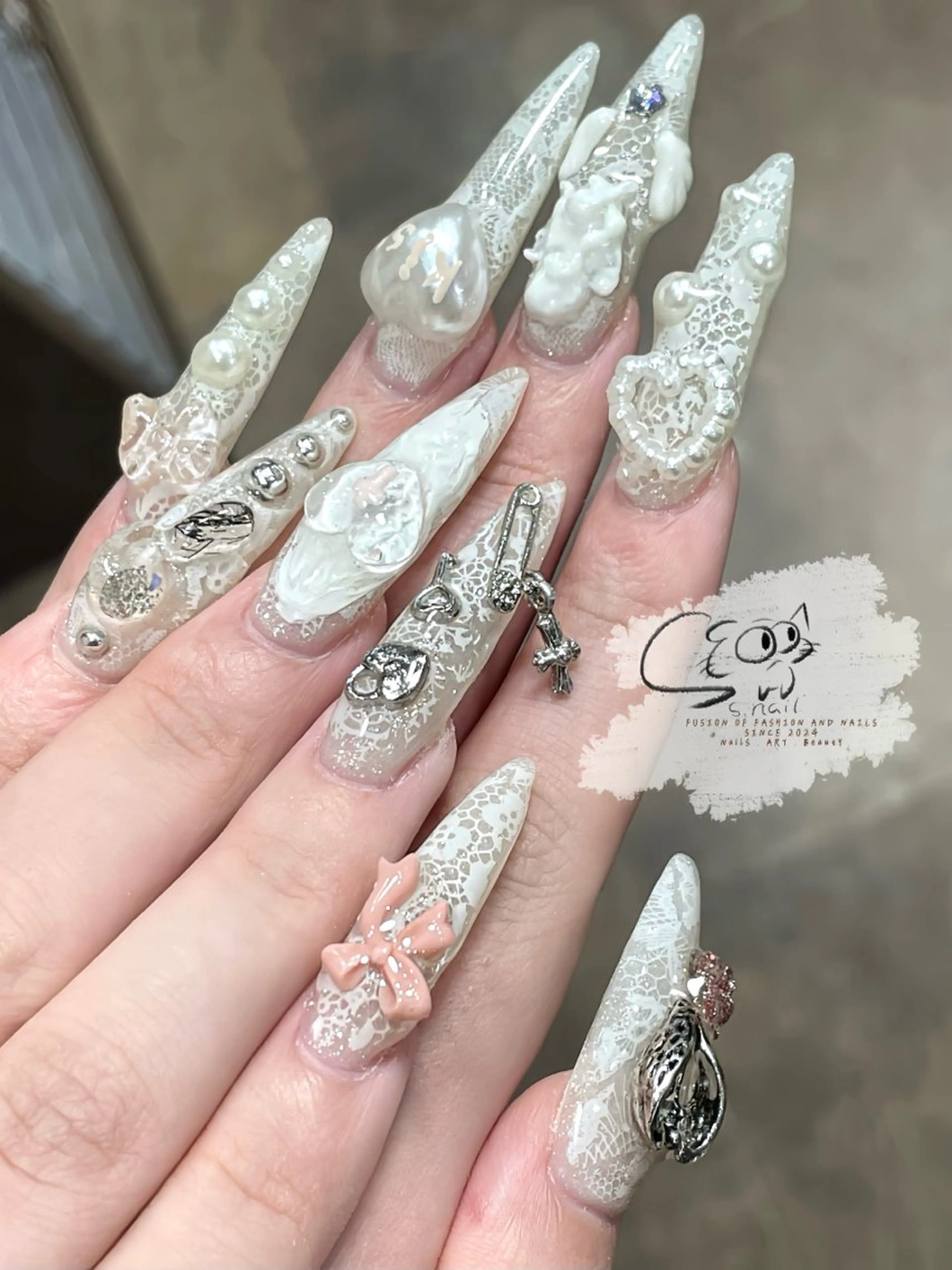 ネイル チークネイル フレンチネイル グラデーション マグネットネイル ワンカラーネイル S.nail _のネイルデザイン