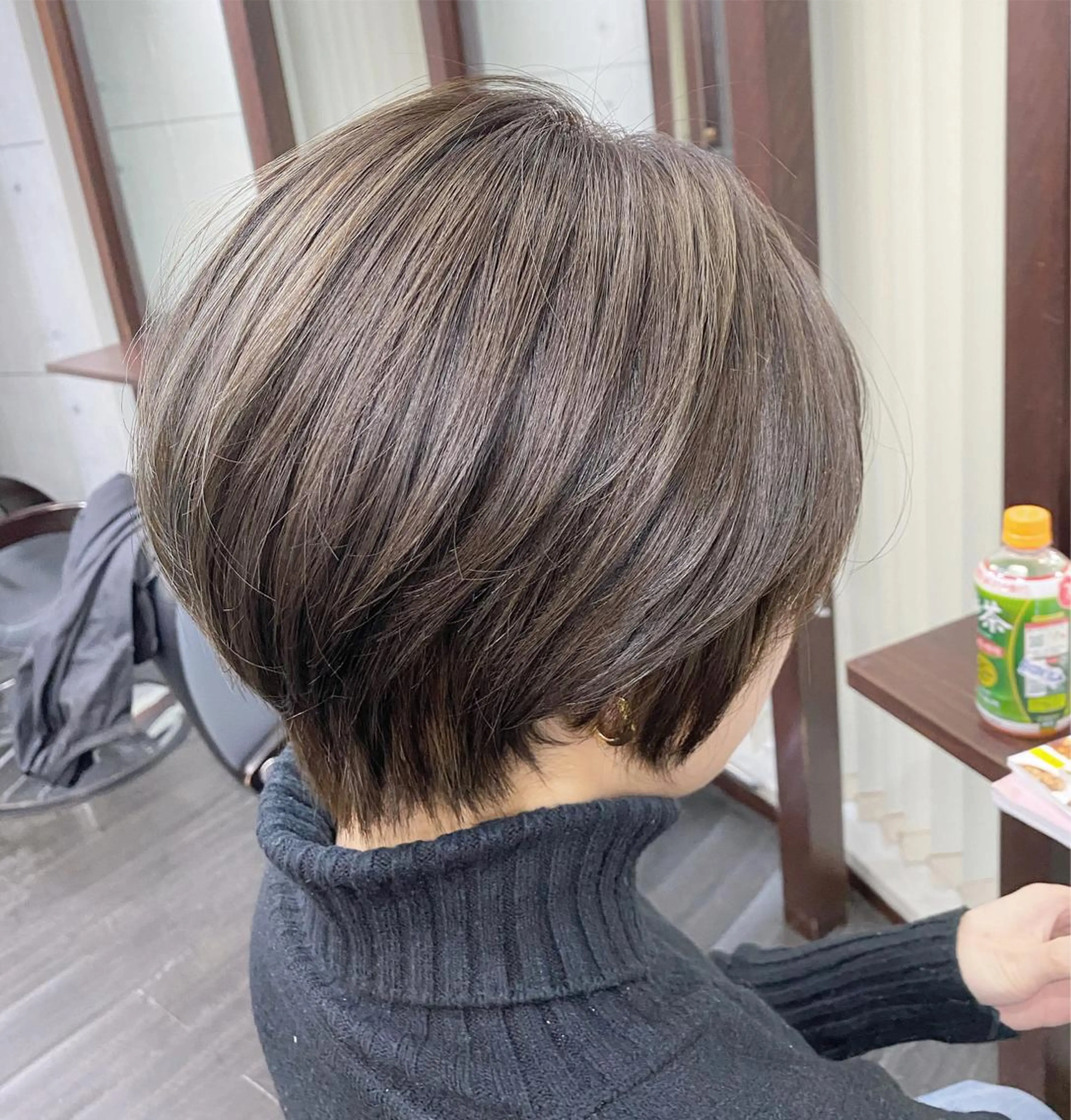 ショート カラー アッシュ カット ヘアカラー トリートメント ＊横浜駅＊ 金子 誠也のヘアスタイル