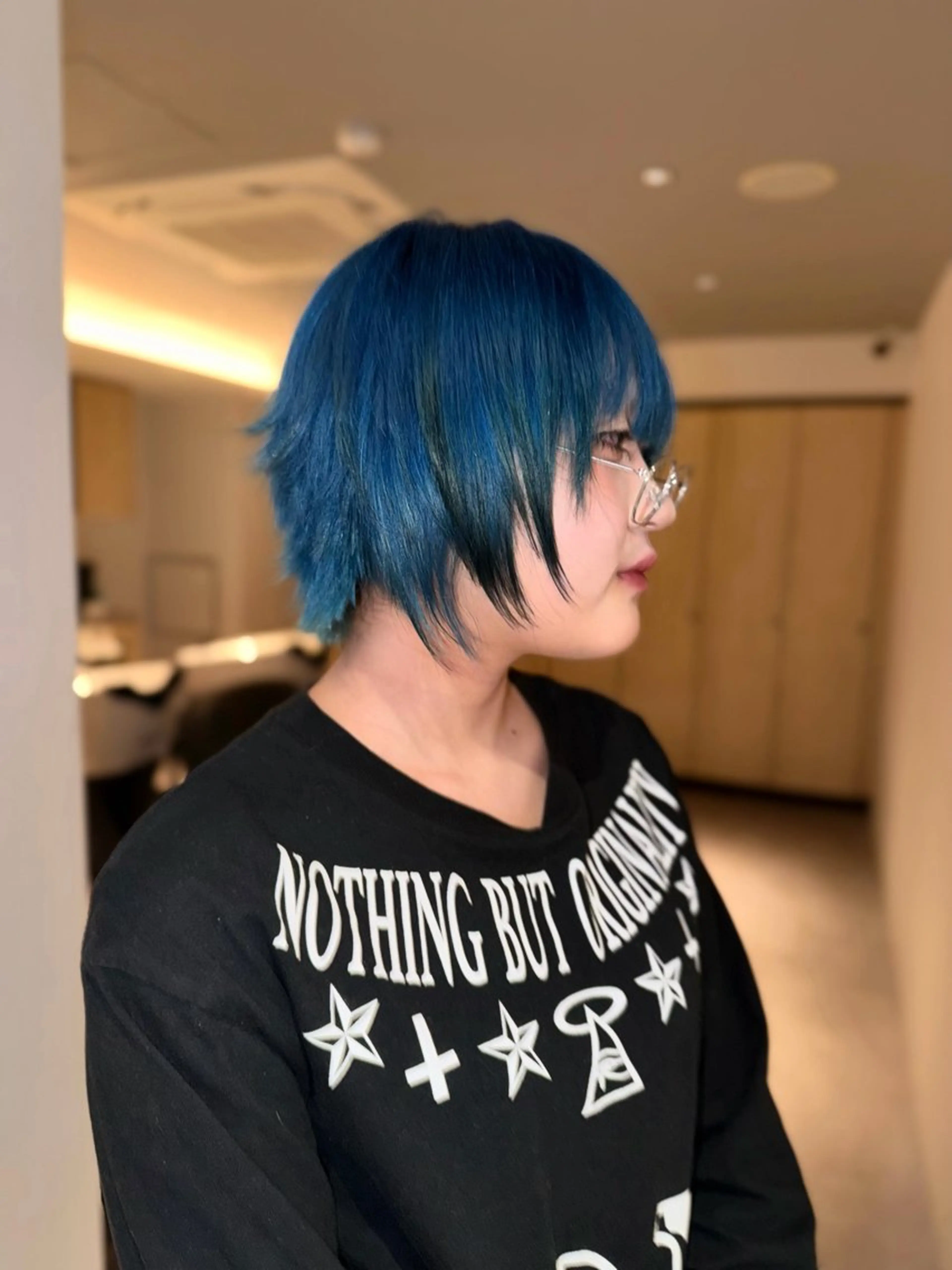 ミディアム カラー ヘアカラー 岡山ハイトーン・ ルーツカラー/こもものヘアスタイル