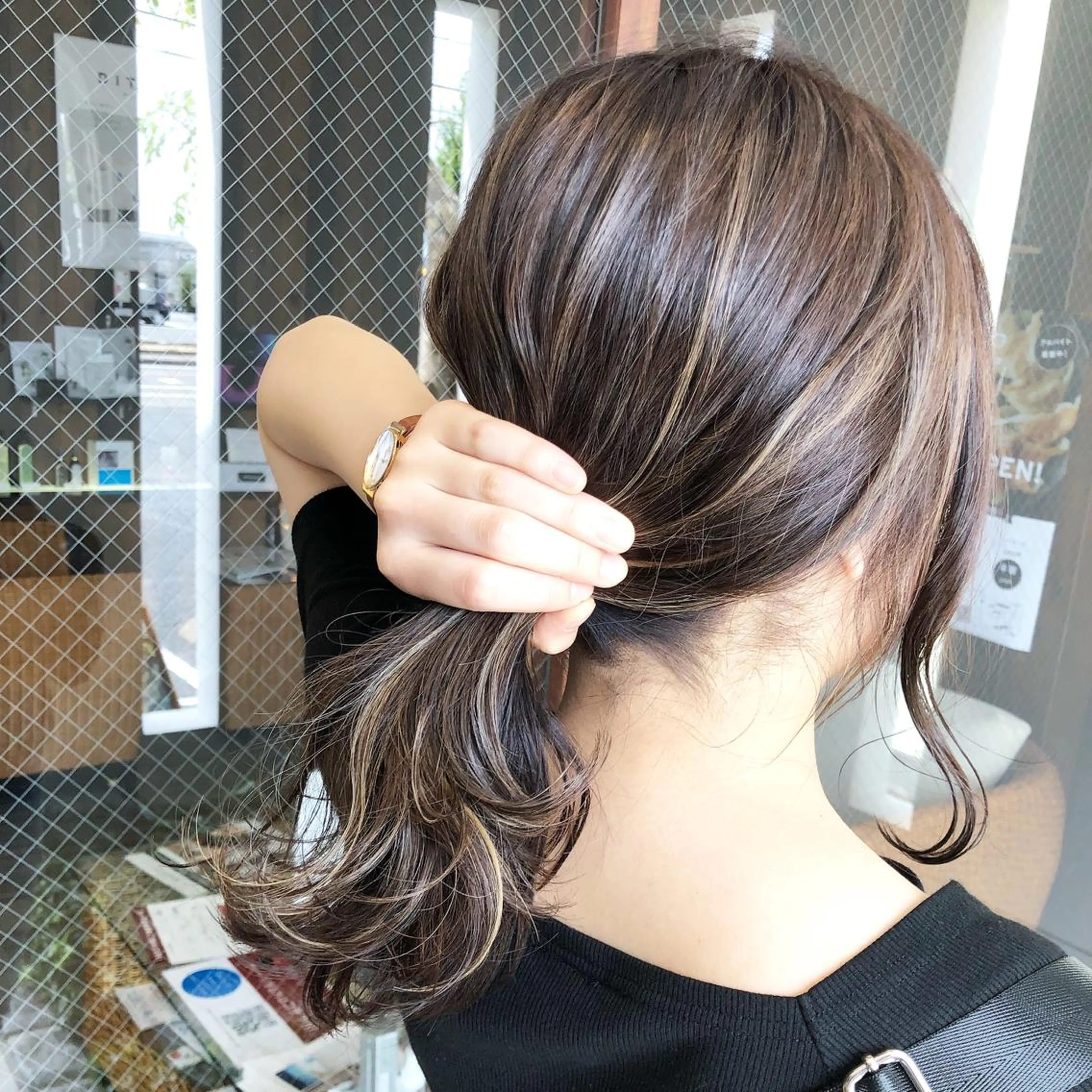 ミディアム 具志 正太のヘアスタイル