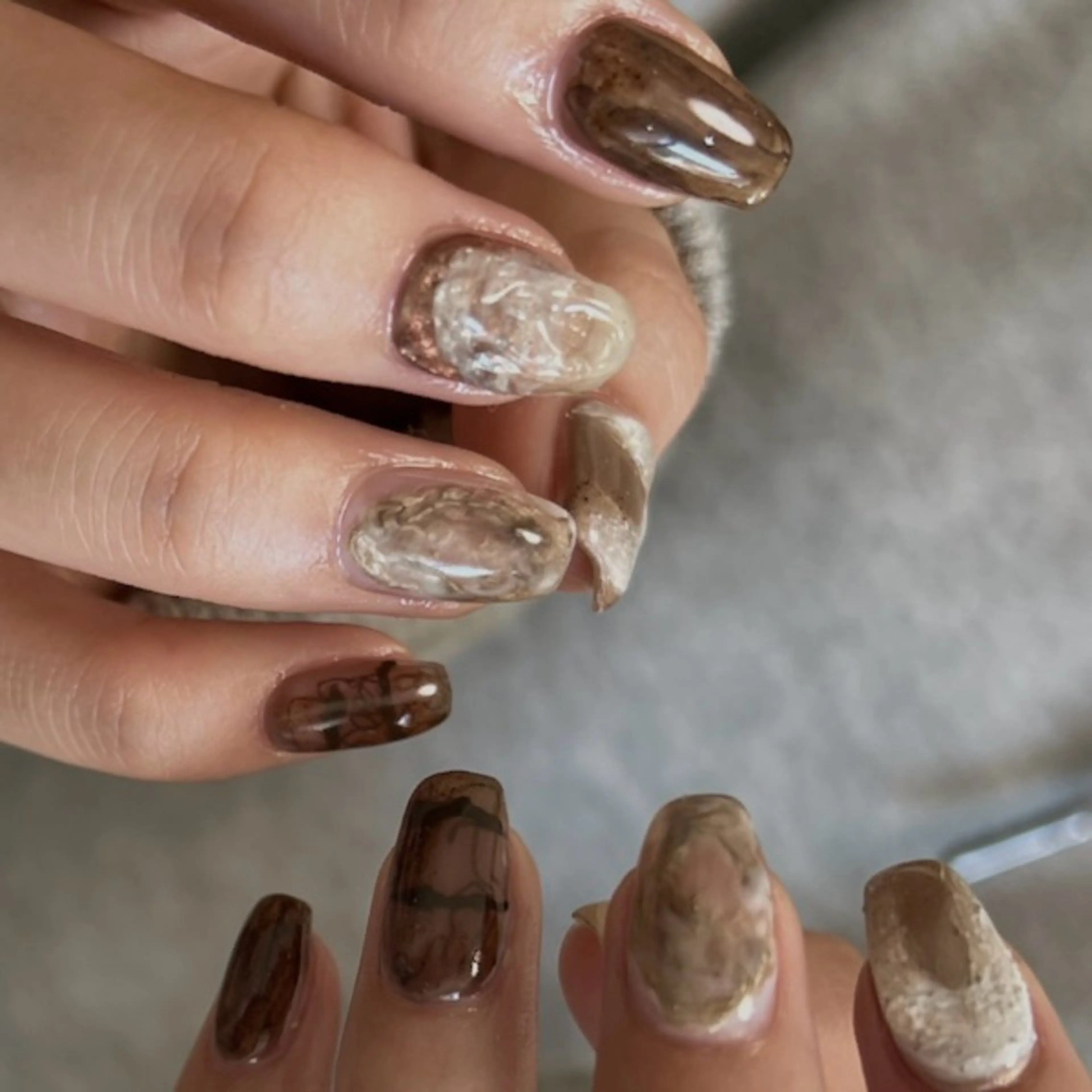 ネイル ハンドネイル ハンドケア nail salon una.のネイルデザイン