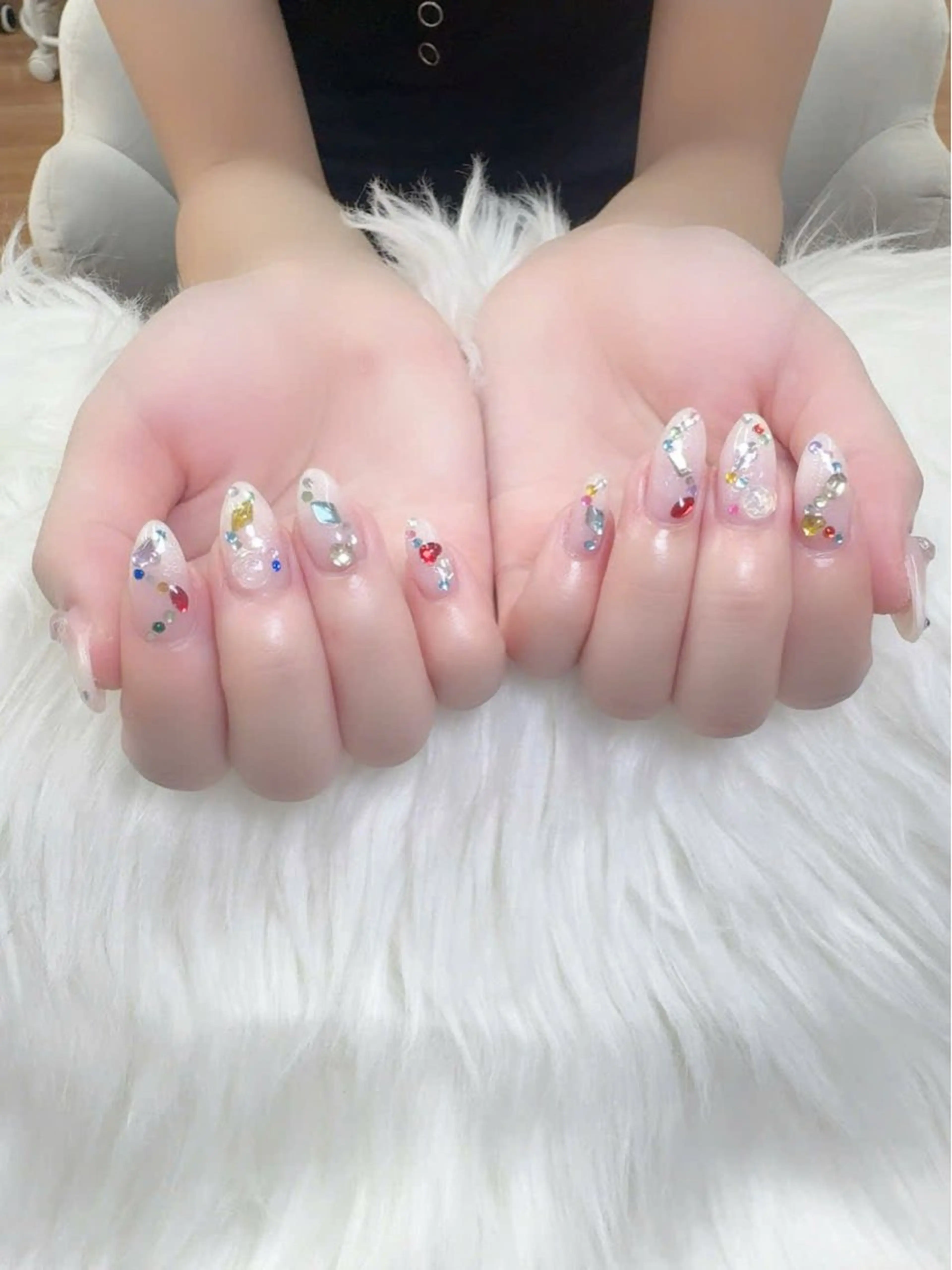 ネイル ハンドネイル ハンドケア Hara Nail 【パラジェル使用】のネイルデザイン
