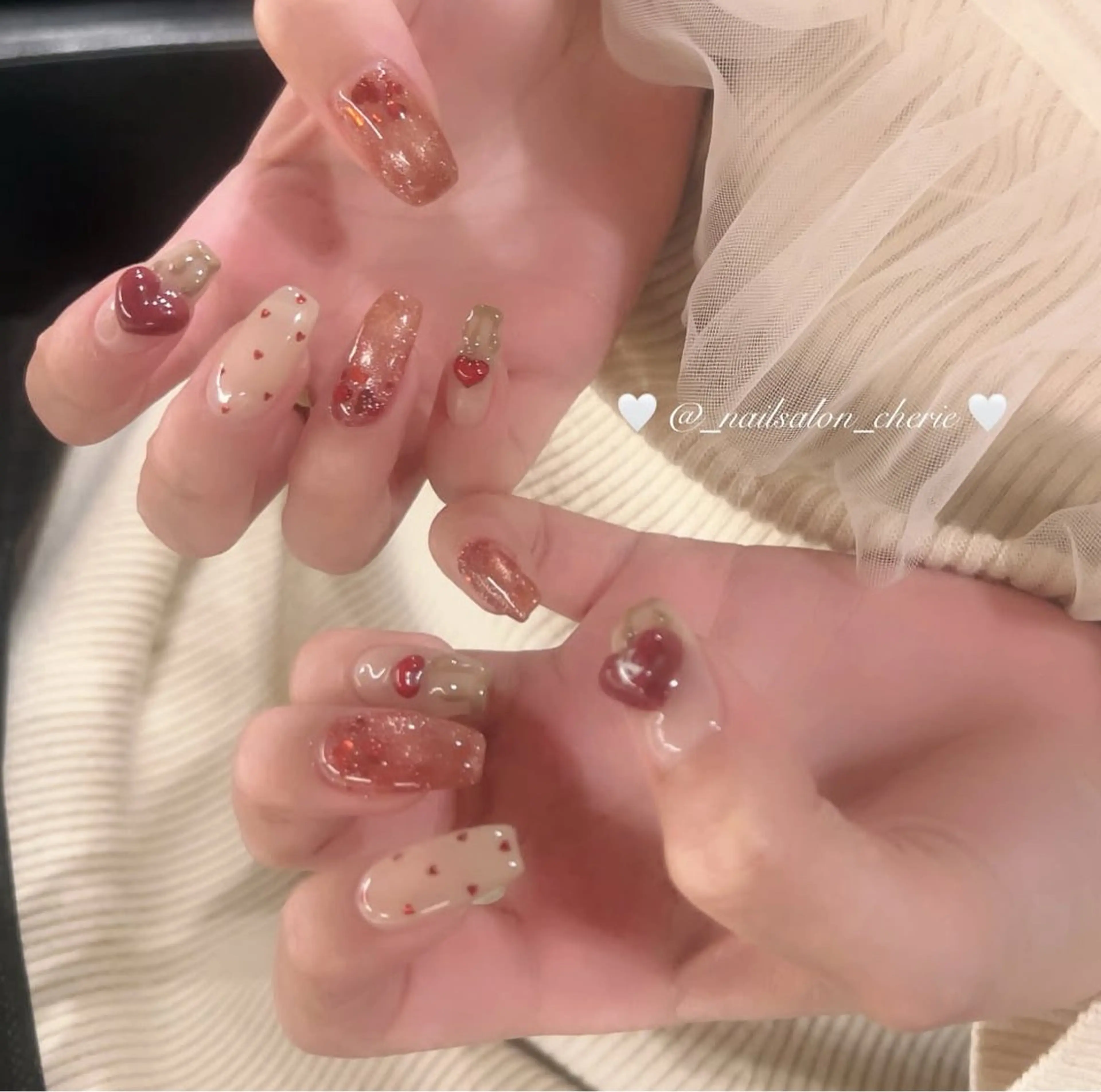 ネイル ハンドネイル nailsalon cherieのネイルデザイン