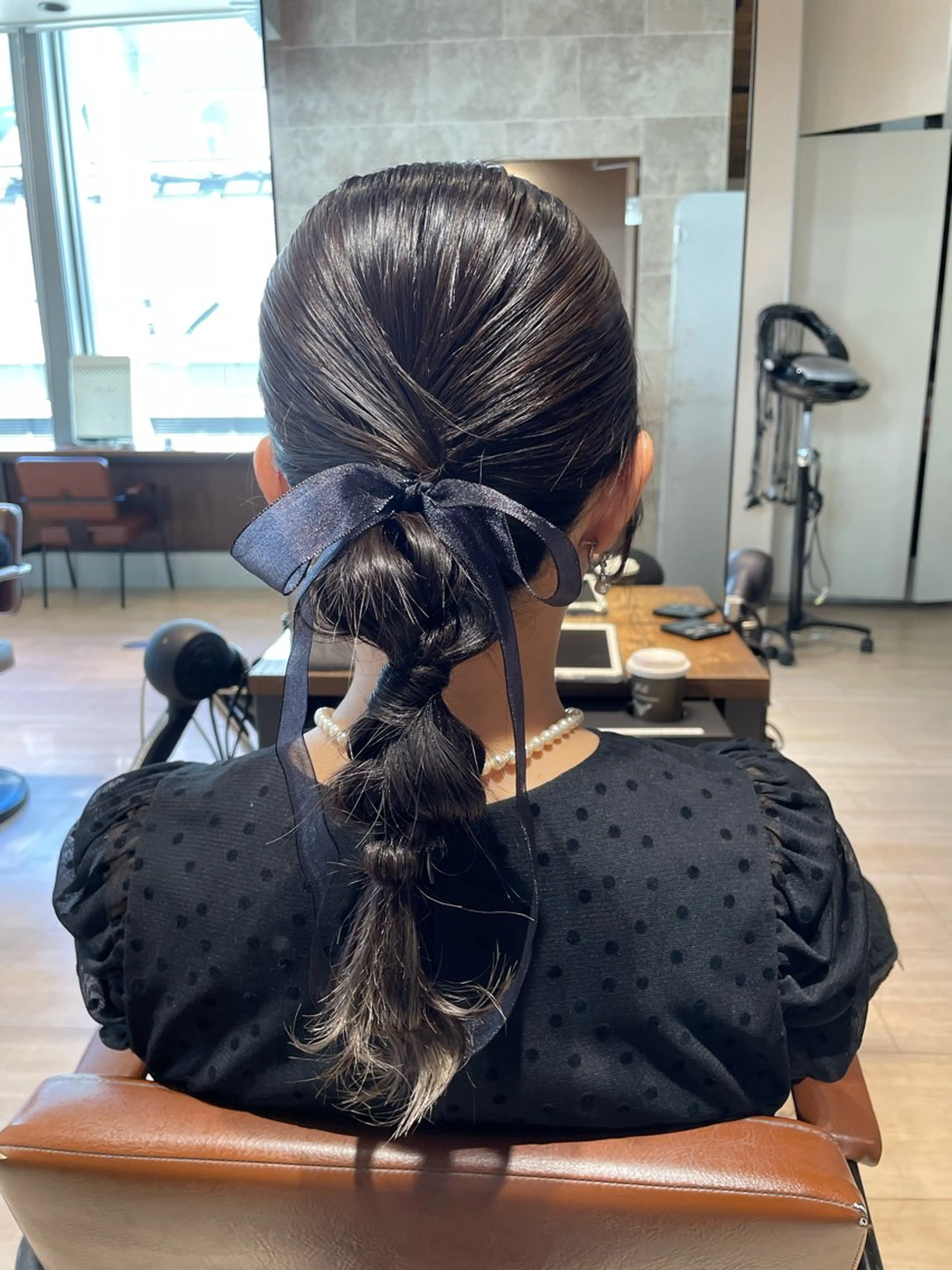 ヘアアレンジ ヘアセット レイヤーカット/ アレンジ/うみのヘアスタイル