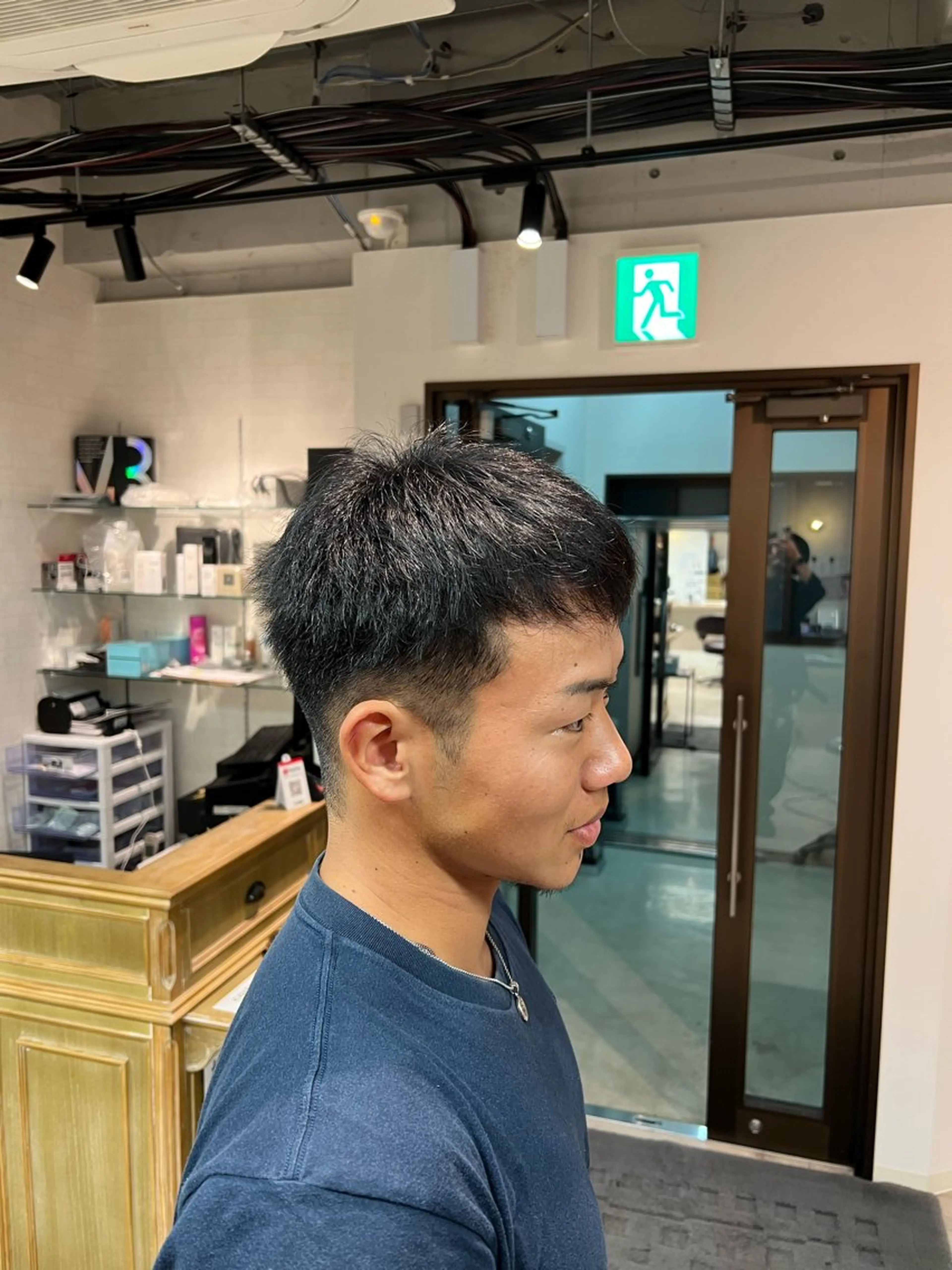 メンズ 刈り上げ 林 龍誠のヘアスタイル