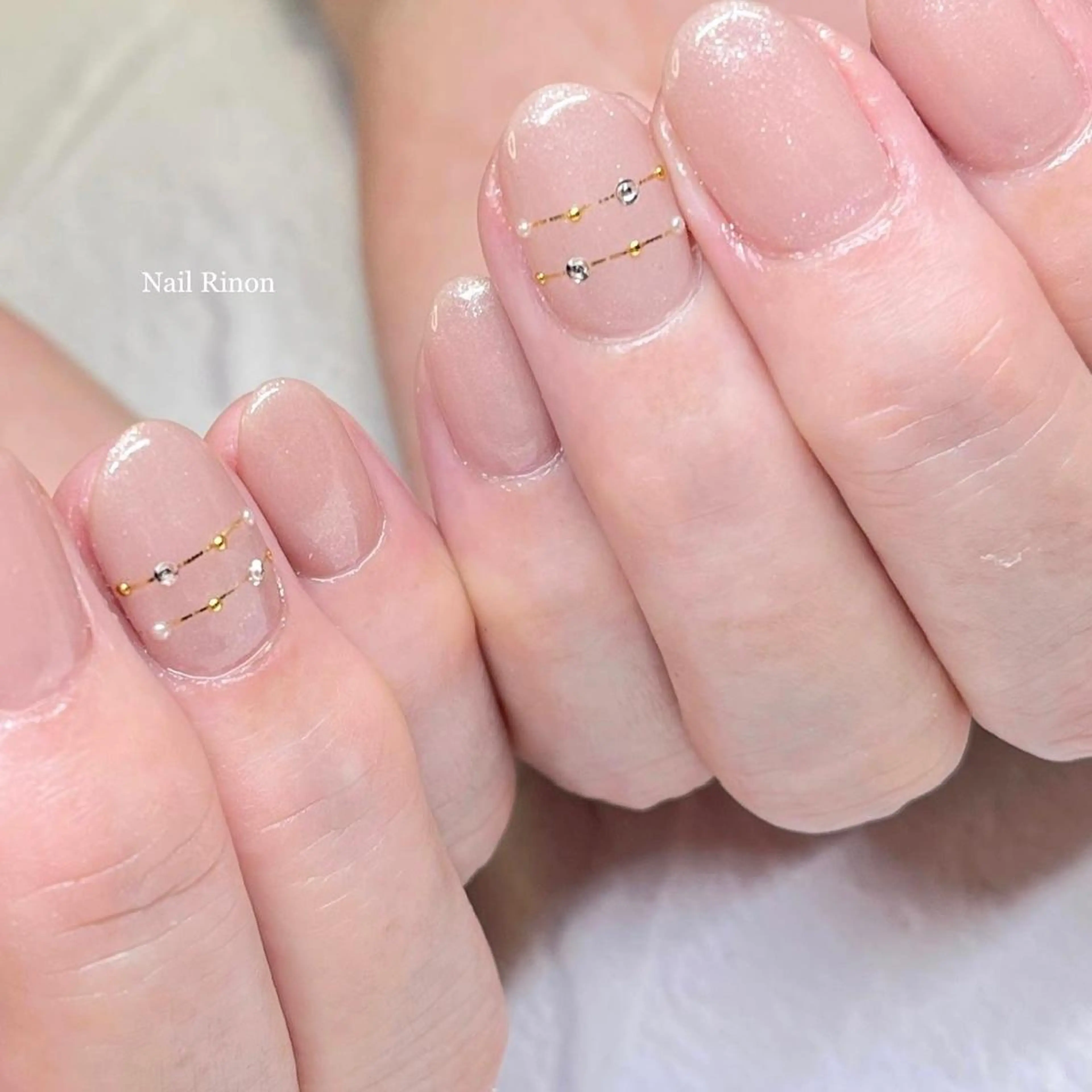 ネイル オフィスネイル ハンドネイル Nail Rinonのネイルデザイン
