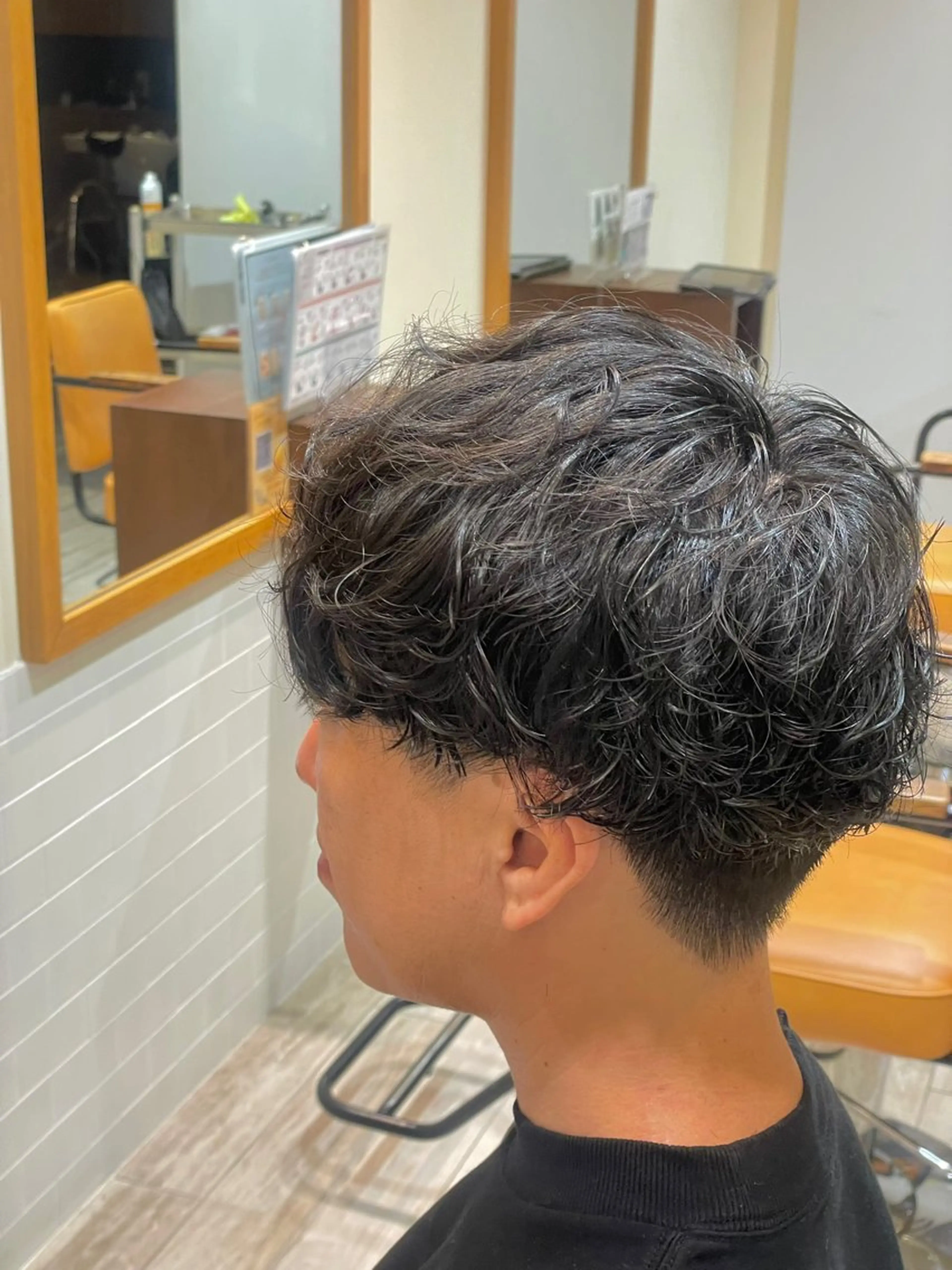 パーマ メンズ メンズパーマ カット パーマ パーマ/フェード🔥 佐々木波人のヘアスタイル