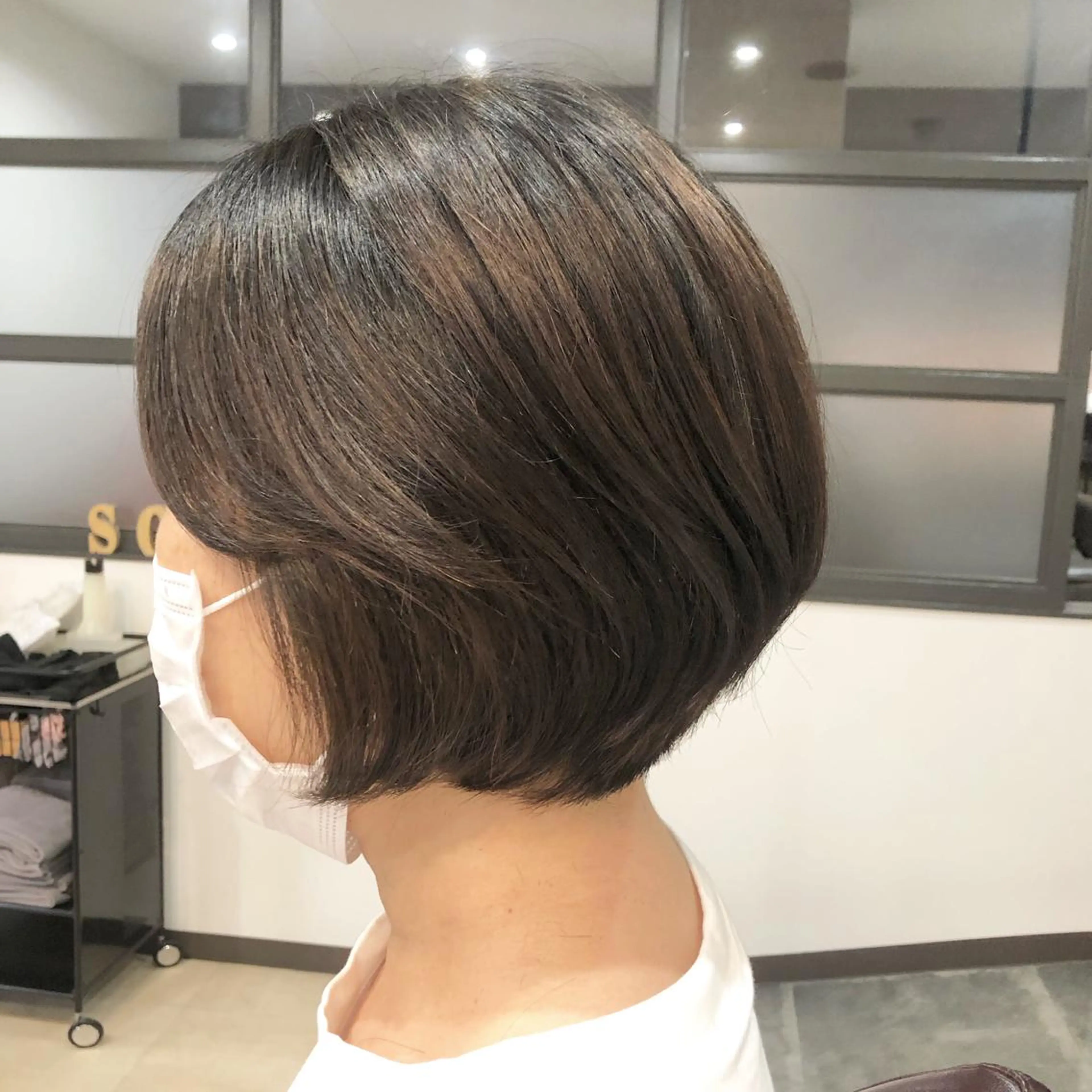 ショート ショートボブ ボブ ショートヘア 小顔カット SOL .✂︎ 松永李帆のヘアスタイル