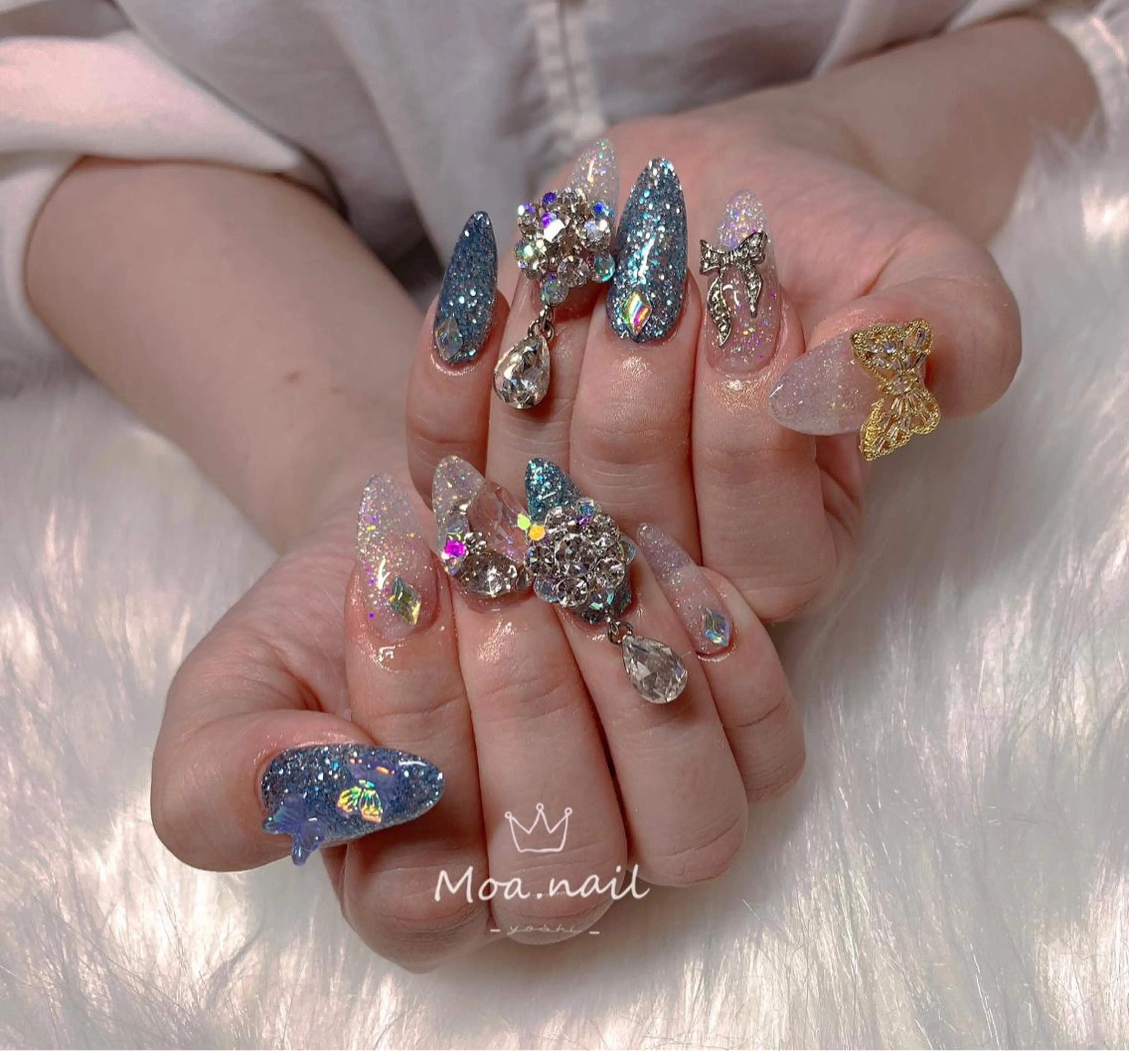 ネイル スカルプネイル MoaNail🫶 Yoshiのネイルデザイン