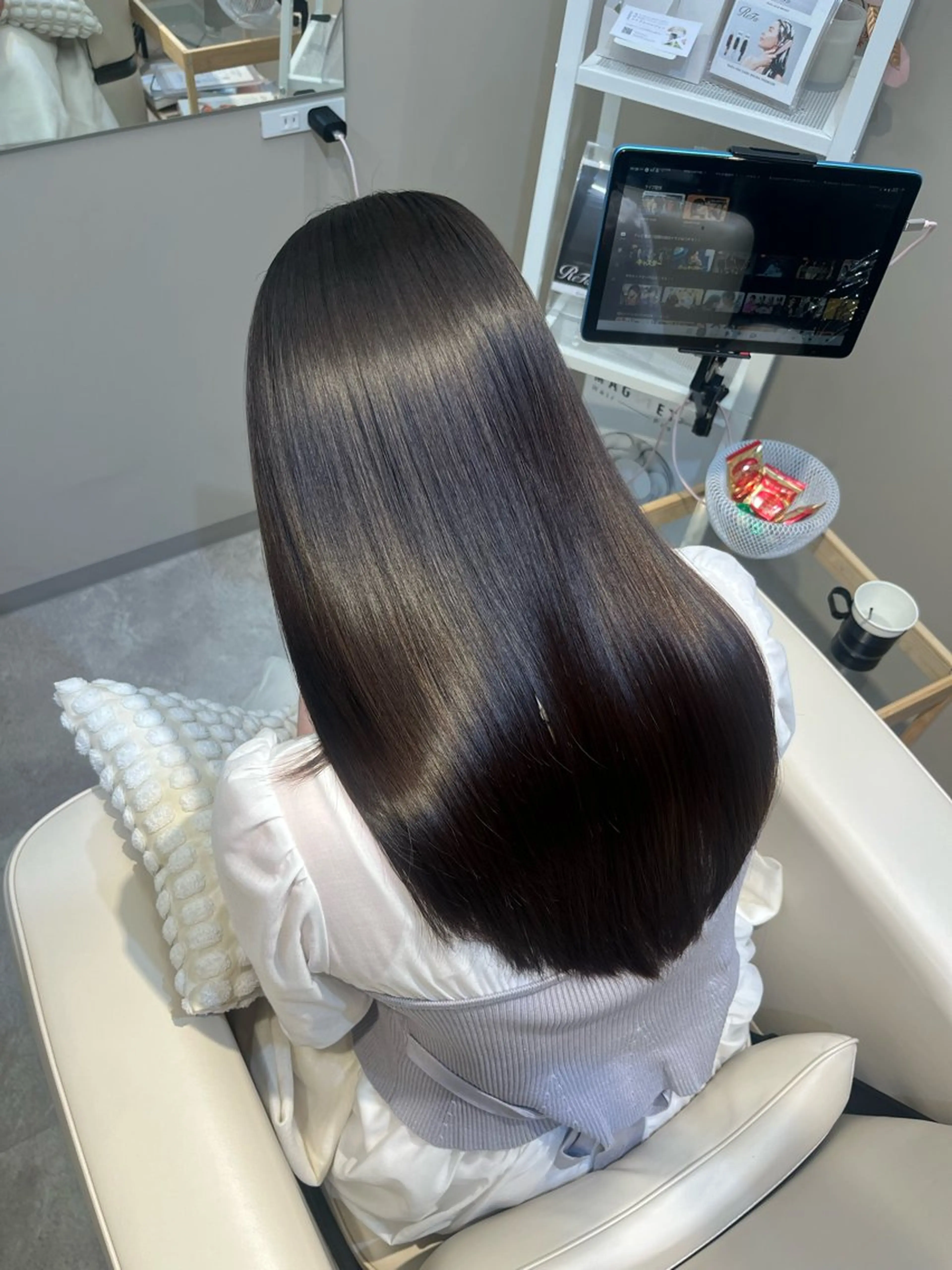 ロング 髪質改善 カット 縮毛矯正 トリートメント 神戸本格派髪質改善 /MITSUKIのヘアスタイル