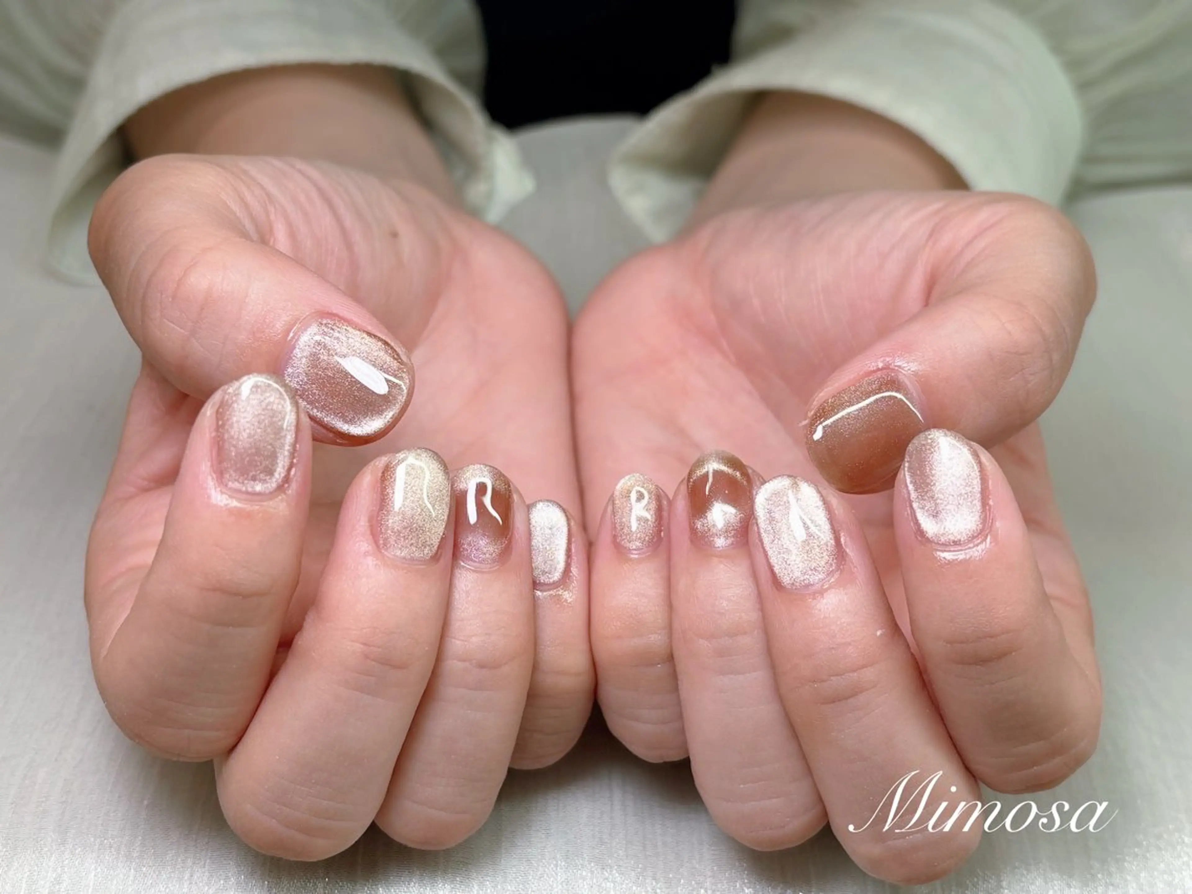 ネイル ハンドネイル 🫧Mimosa 吉祥寺のネイルデザイン