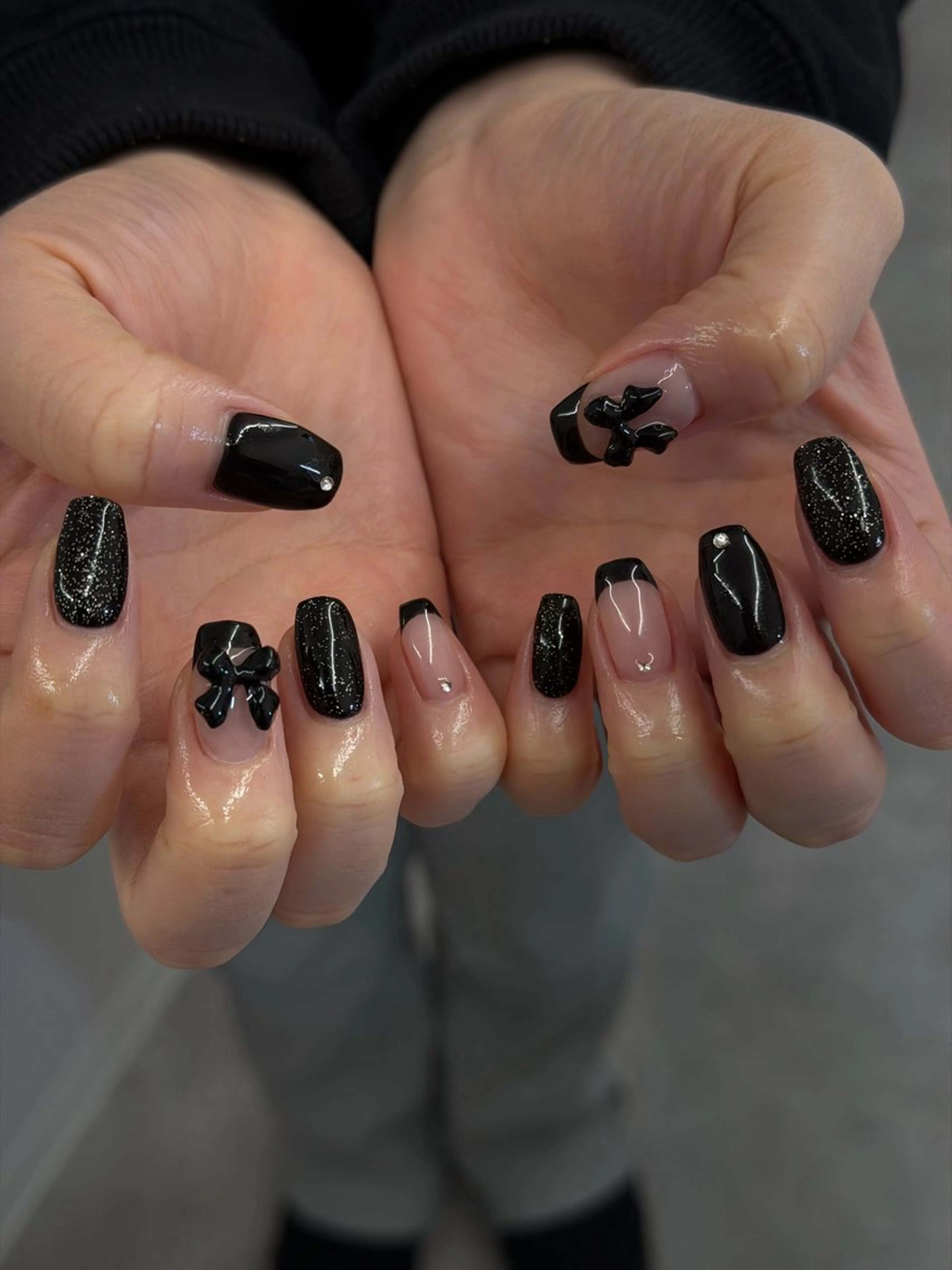 ネイル フラッシュネイル フレンチネイル ジェルネイル マグネットネイル ニュアンスネイル ハンドネイル ハンドケア Bana_ Nailのネイルデザイン