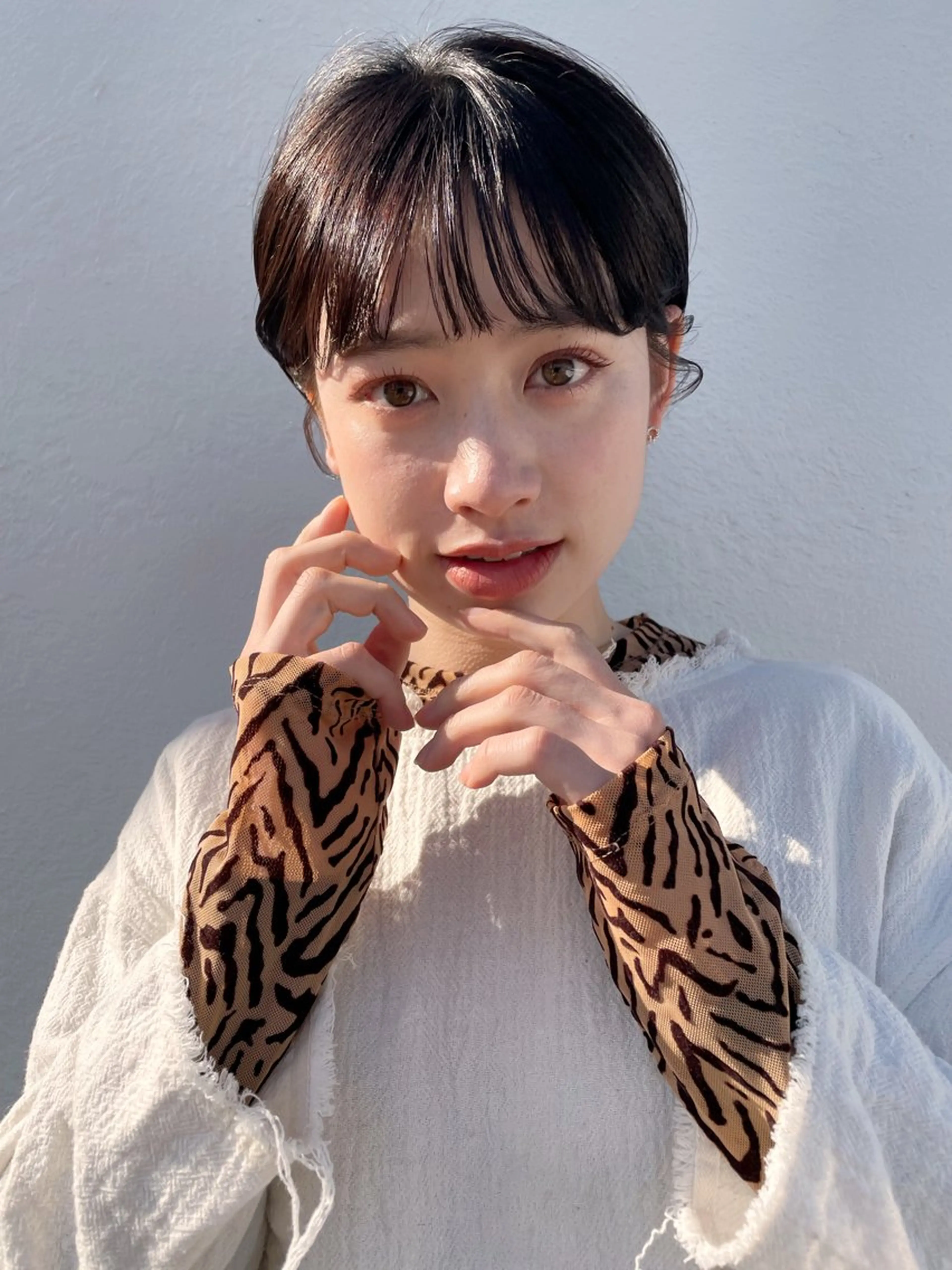 ショート カラー ヘアカラー 暖色カラー/ピンク カラー/HARUKAのヘアスタイル